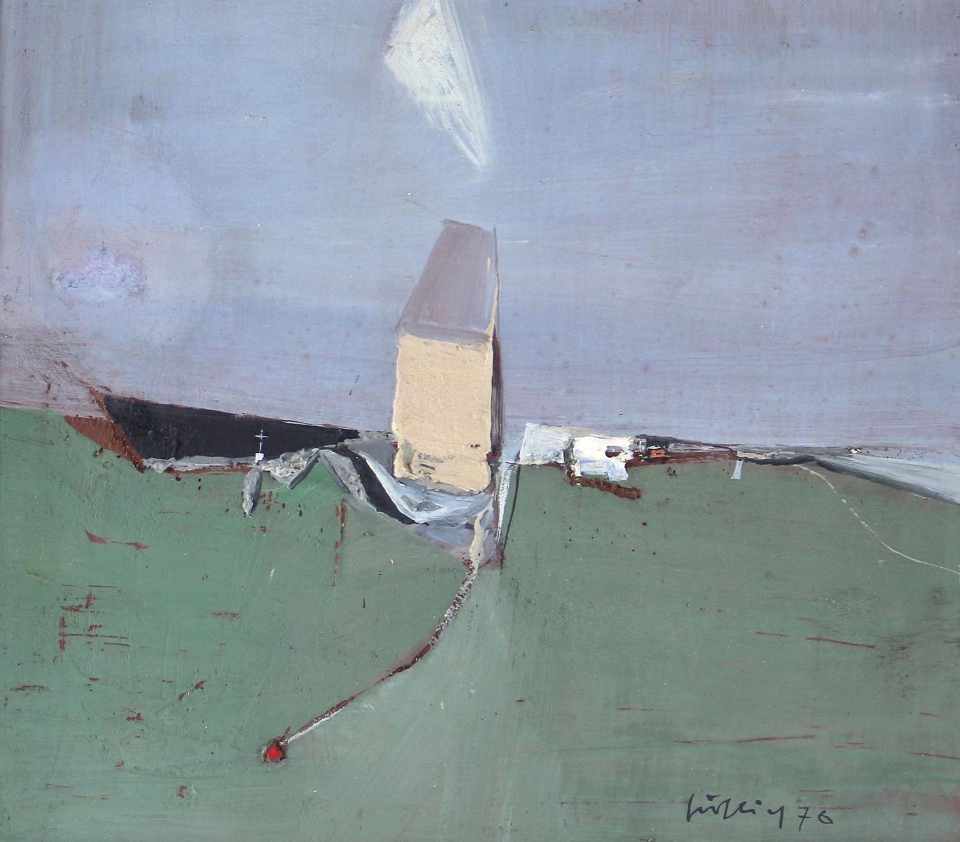 Fritz Fröhlich Landscape Painting - Reinbach bei Freistadt