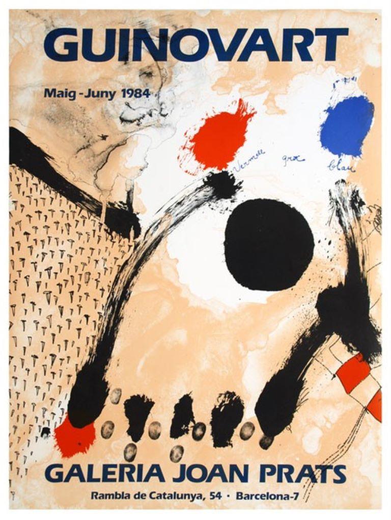 Josep Guinovart - 1984 Affiche d'exposition de la Galeria Joan Prats