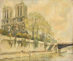 Notre Dame, Paris, vue de la Seine