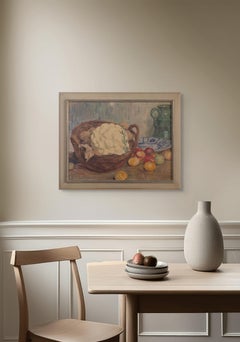 Fritz Grotemeyer, “Still Life with Cauliflower” 1929 Oilpainting on Canvas