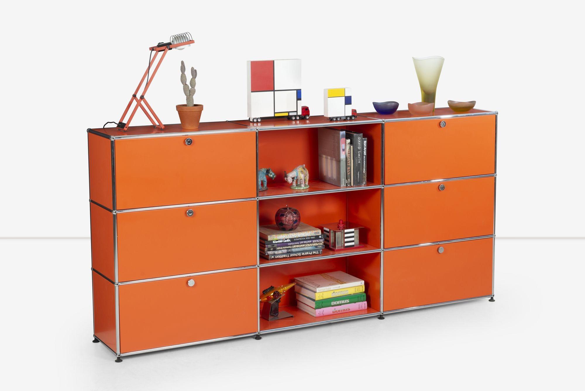 Industrial Fritz Haller for USM Storage Unit, Custom Color