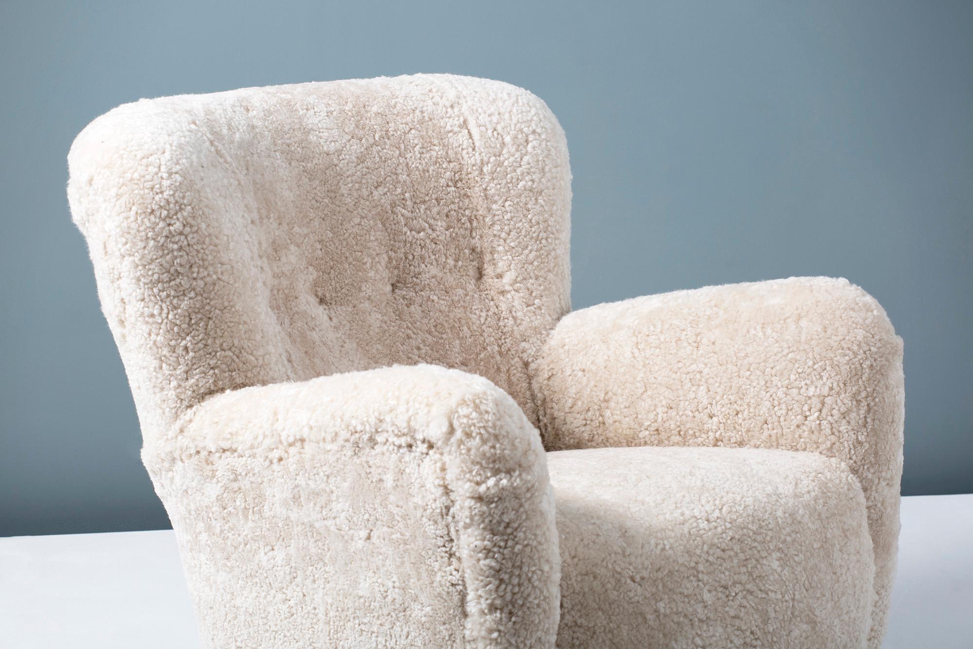 sheepskin chair