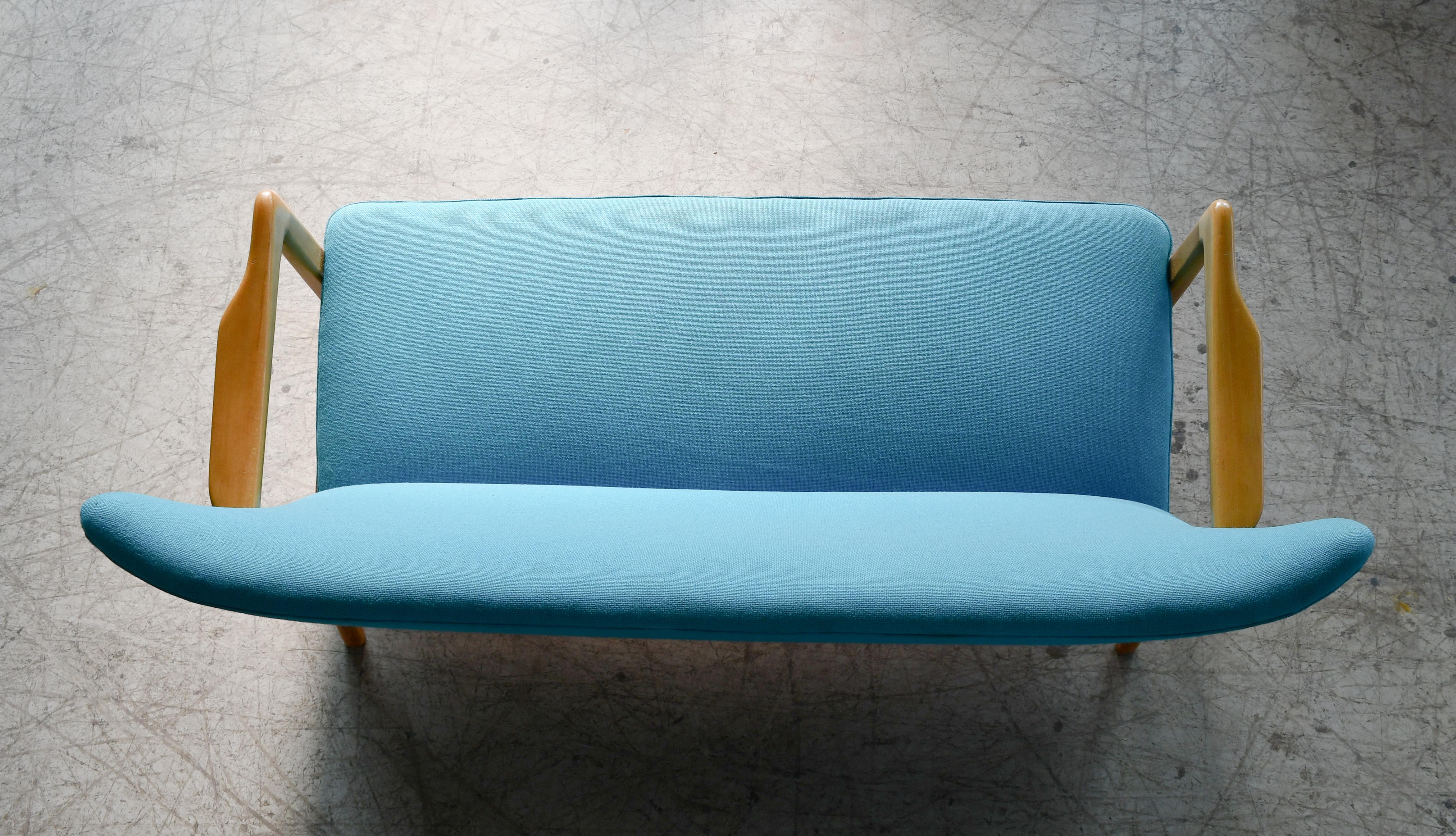 Fritz Hansen  1940er Sofa oder Sessel mit offenen Armlehnen von Soren Hansen im Angebot 3