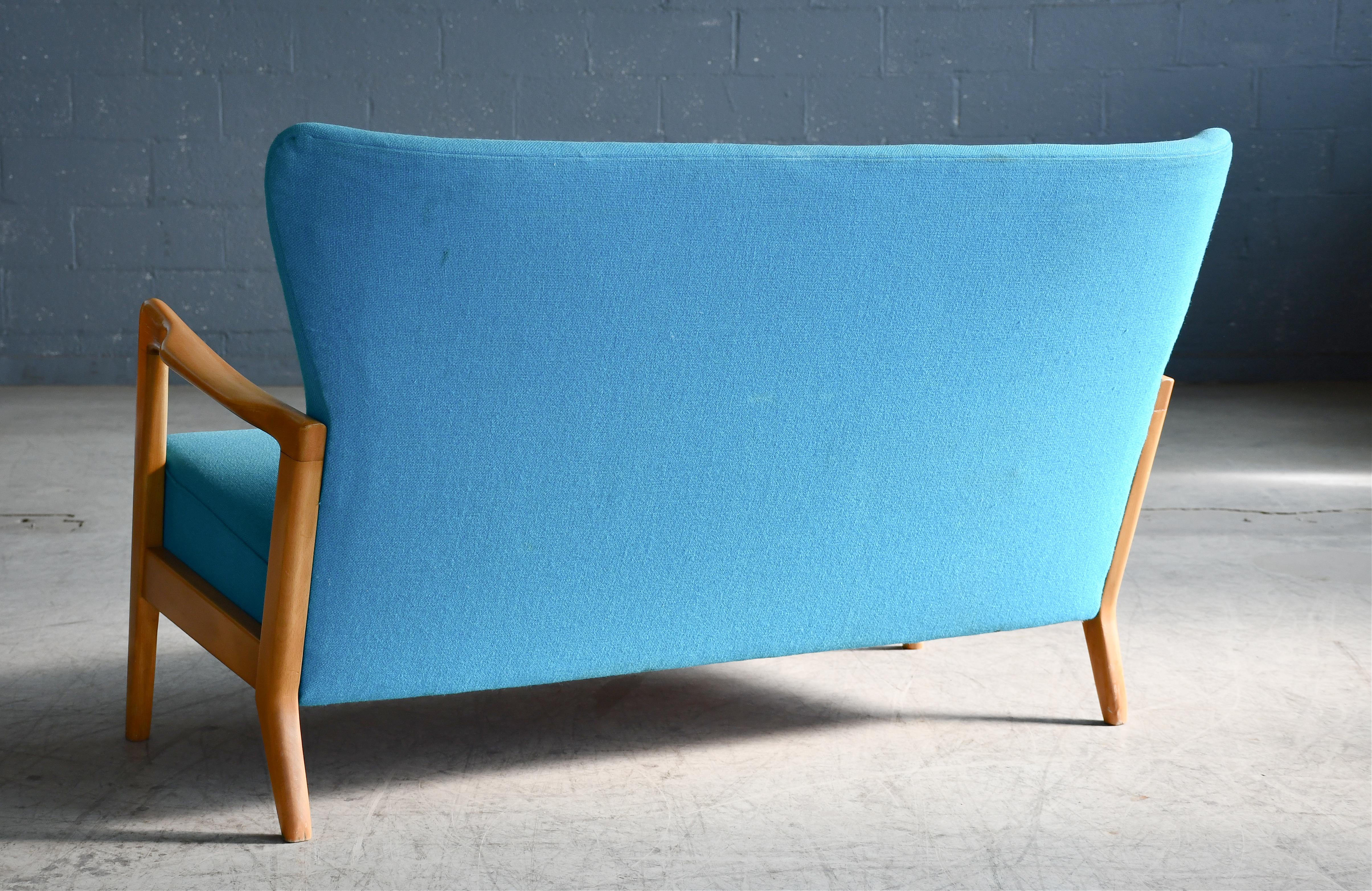 Fritz Hansen  1940er Sofa oder Sessel mit offenen Armlehnen von Soren Hansen im Angebot 2
