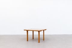Fritz Hansen Attributed Blonde Side Table