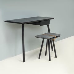 Fritz Hansen by Chris Liljenberg Halstrøm Black Oak Georg Console Table & Stool
