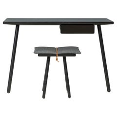 Fritz Hansen by Chris Liljenberg Halstrøm Black Oak Georg Console Table & Stool