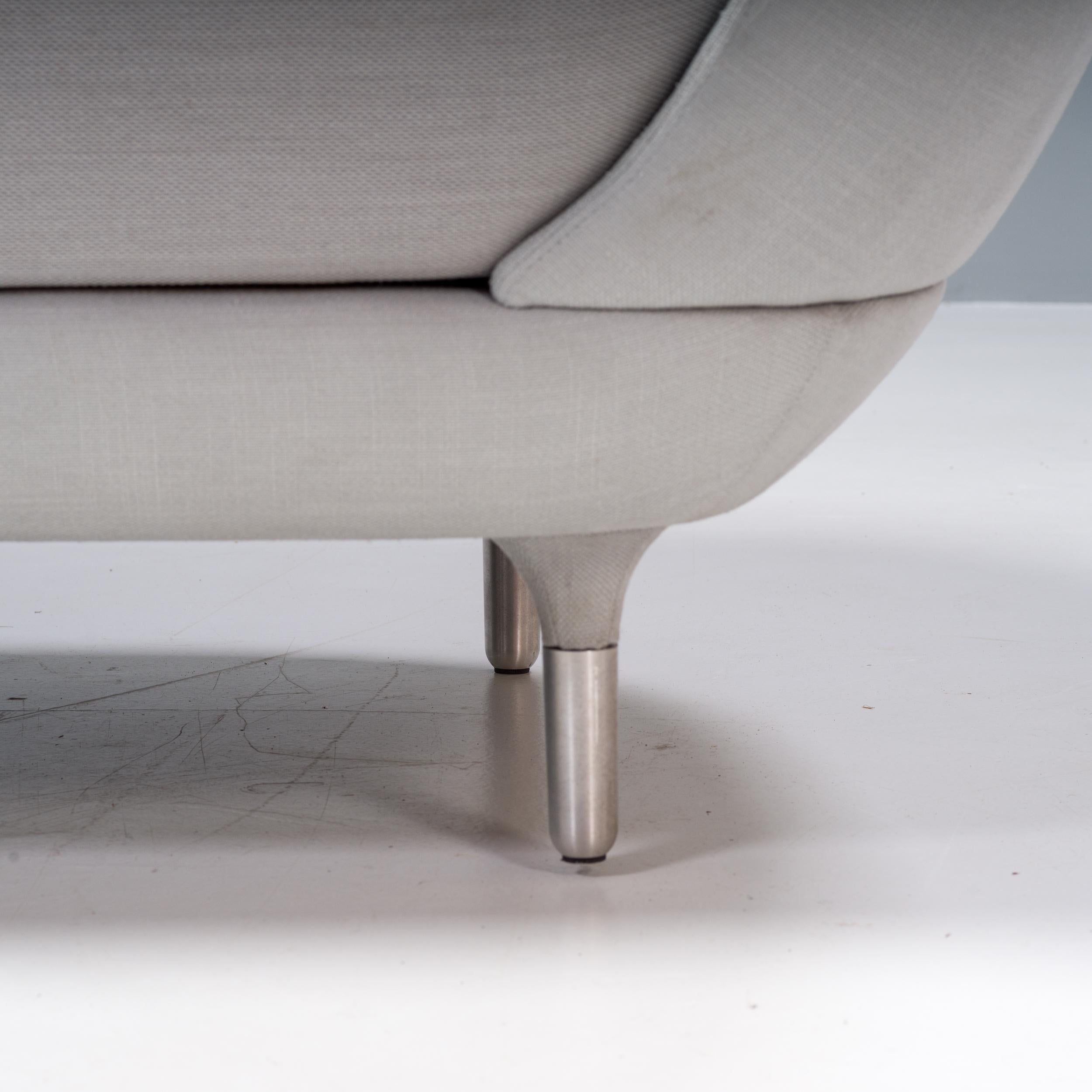 Fabric Fritz Hansen by Jaime Hayón Grey Favn Three Seater Sofa