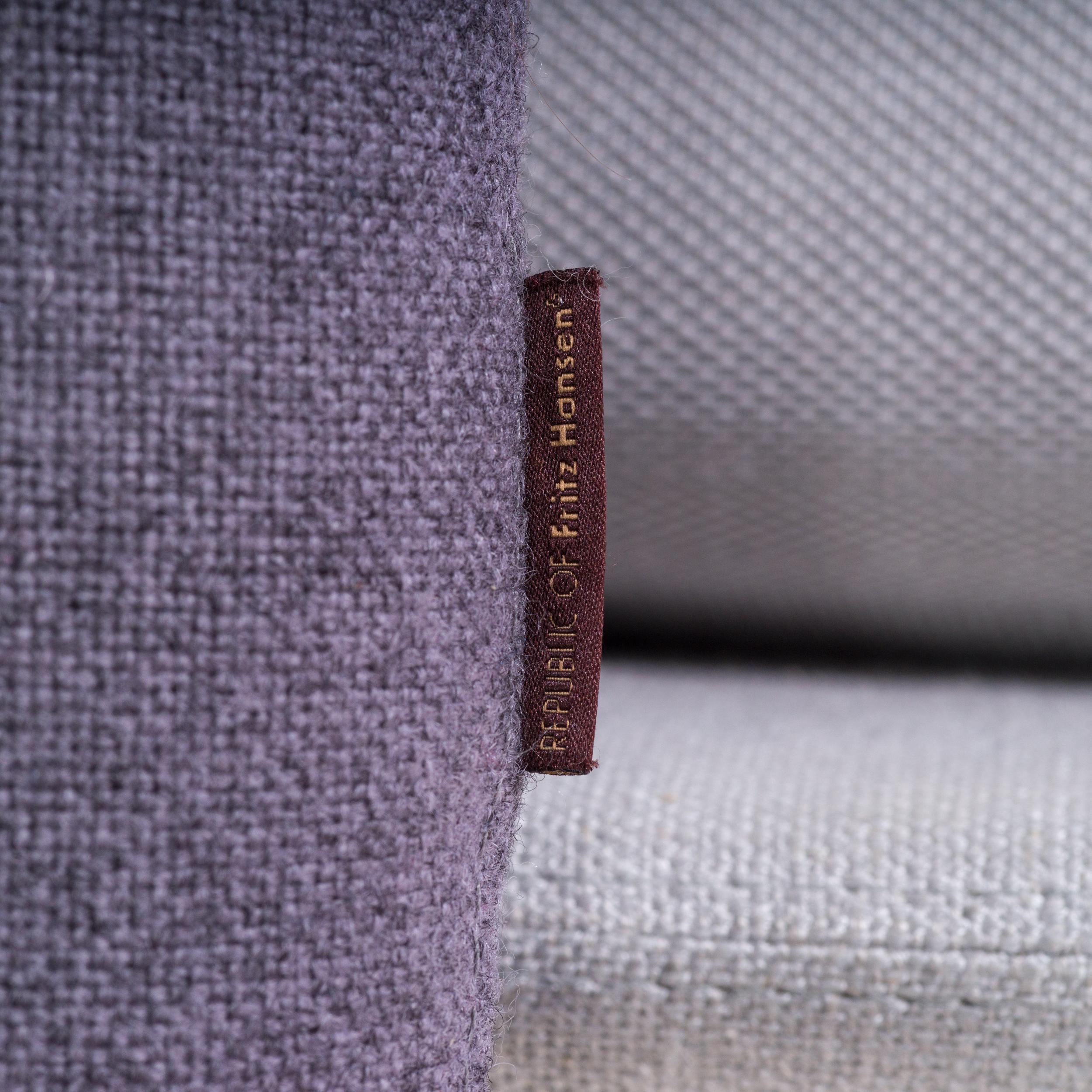 Fritz Hansen by Jaime Hayón Grey Favn Three Seater Sofa 2