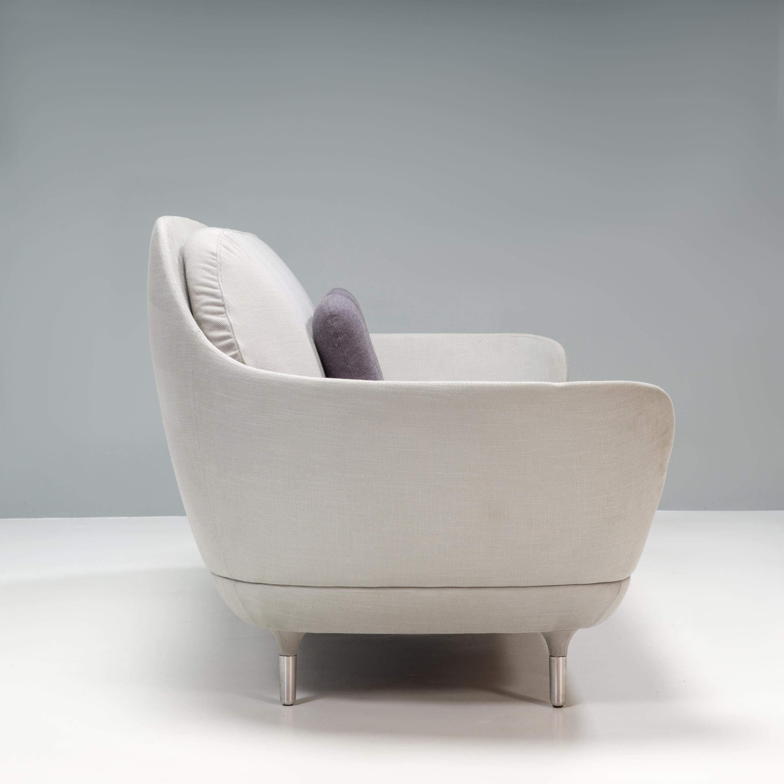 Danish Fritz Hansen by Jaime Hayón Grey Favn Three Seater Sofa