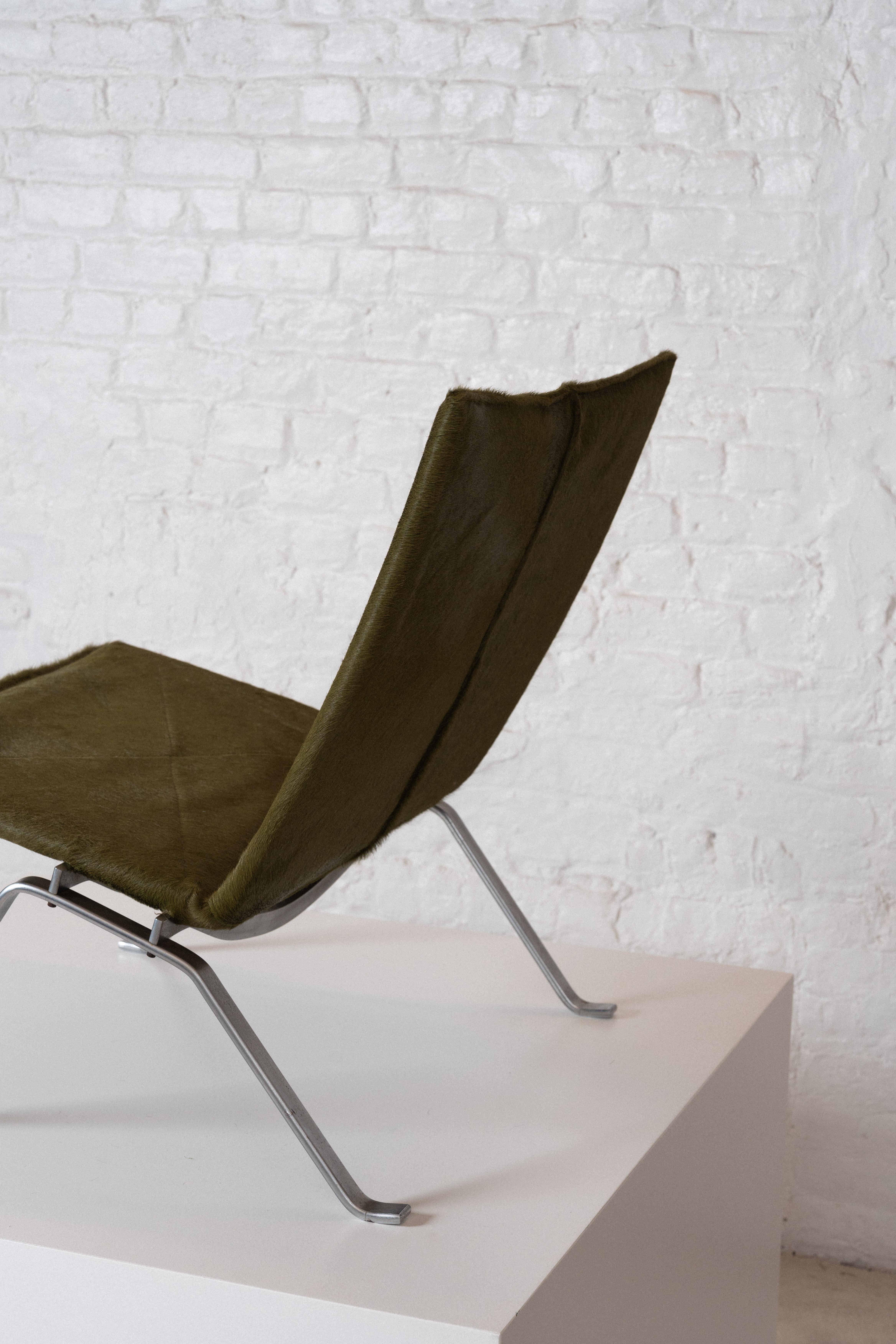 Metal FRITZ HANSEN BY POUL KJAERHOLM PK 22 chair For Sale
