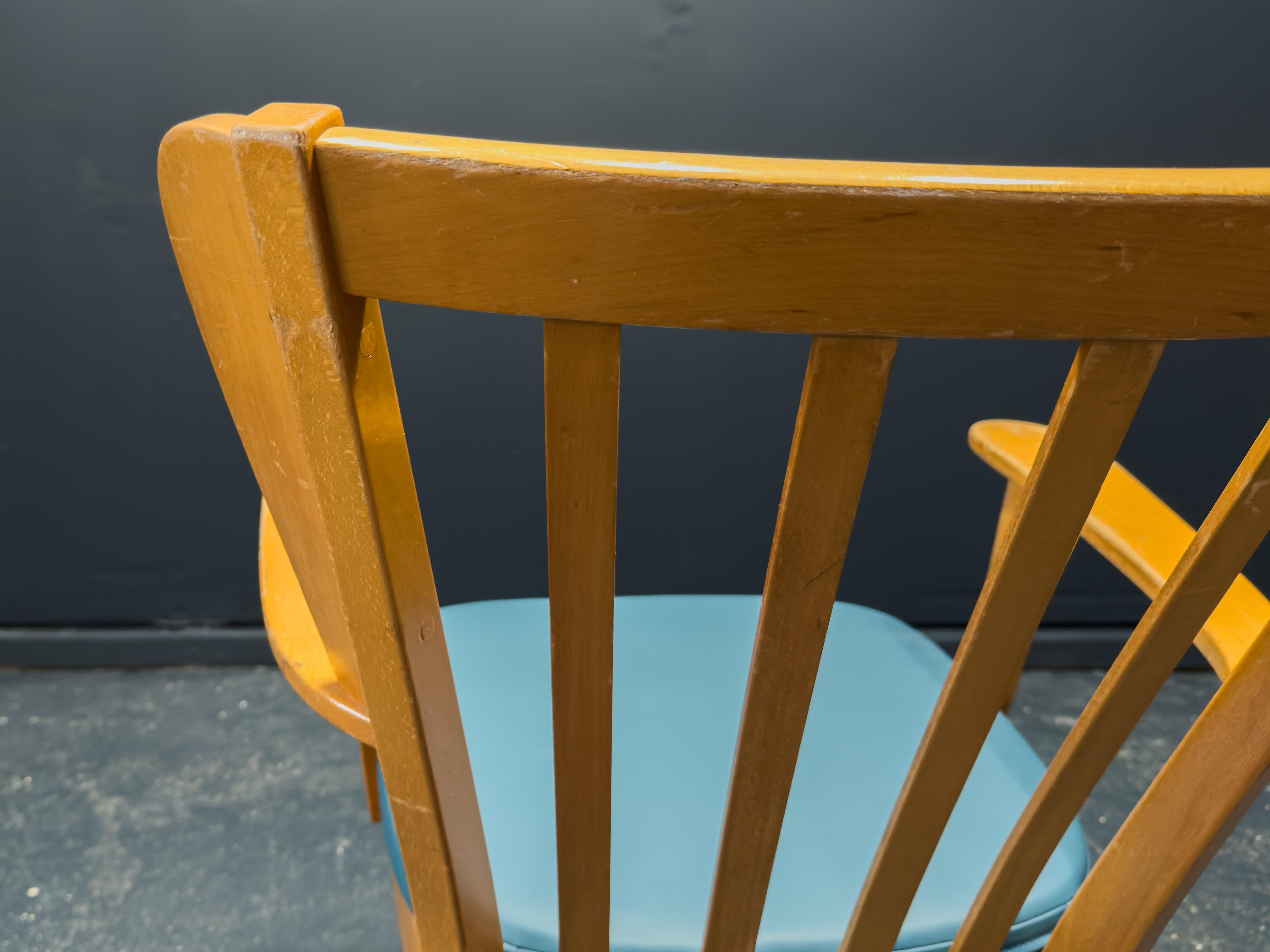 Beech Fritz Hansen Canada Chair For Sale