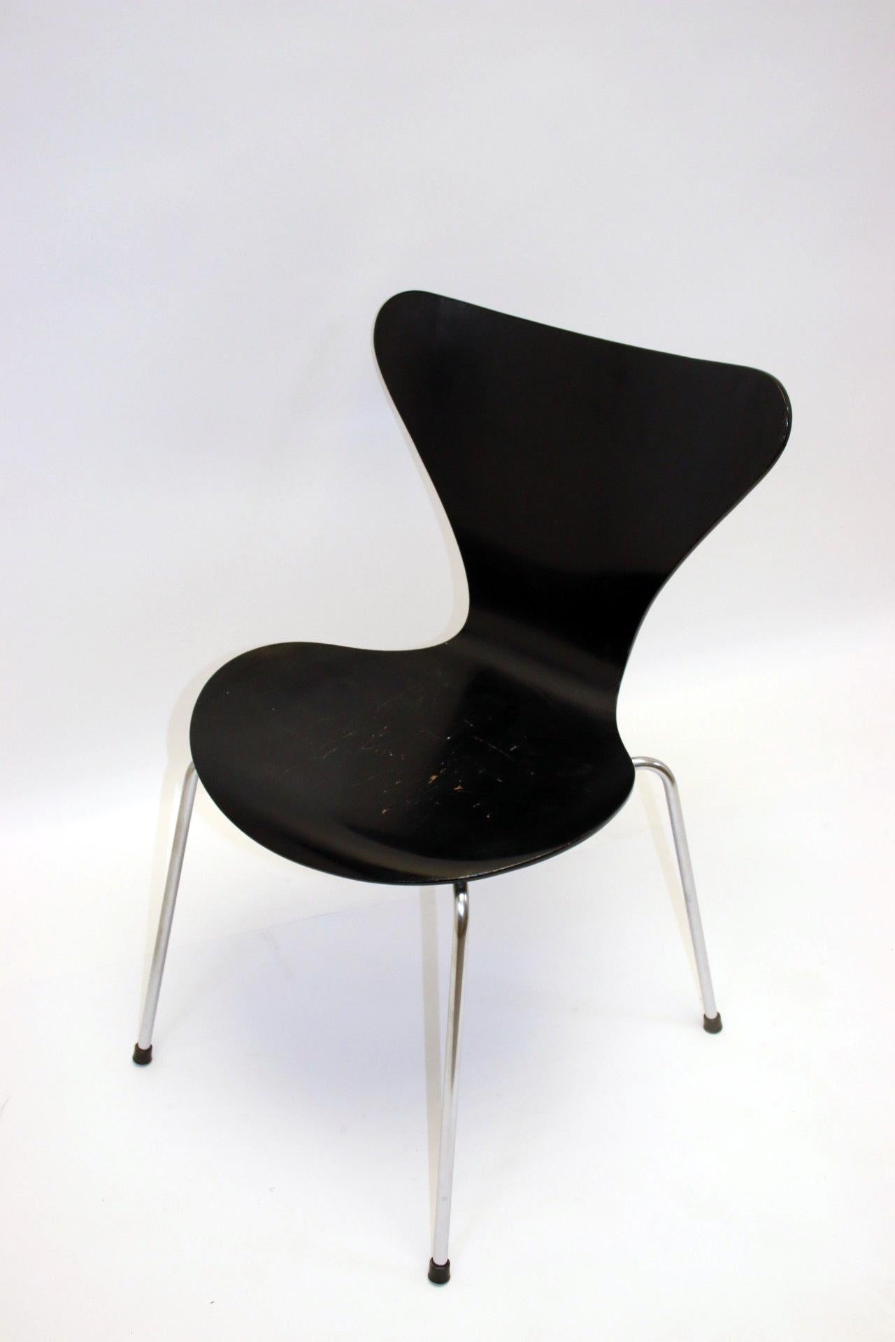 Danish Fritz Hansen Chair Model 3107 Made by Arne Jacobsen, 1955
