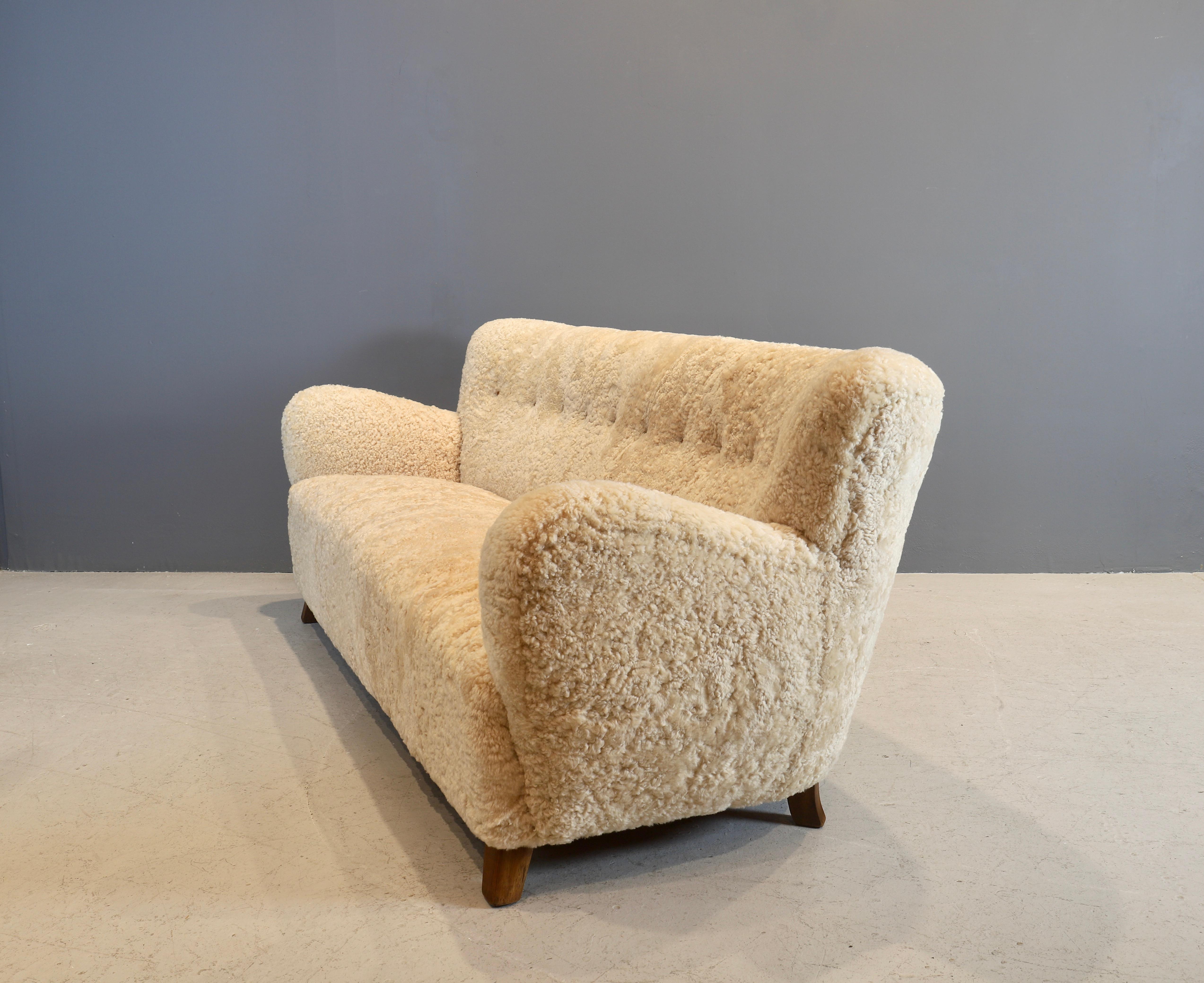 shearling couch