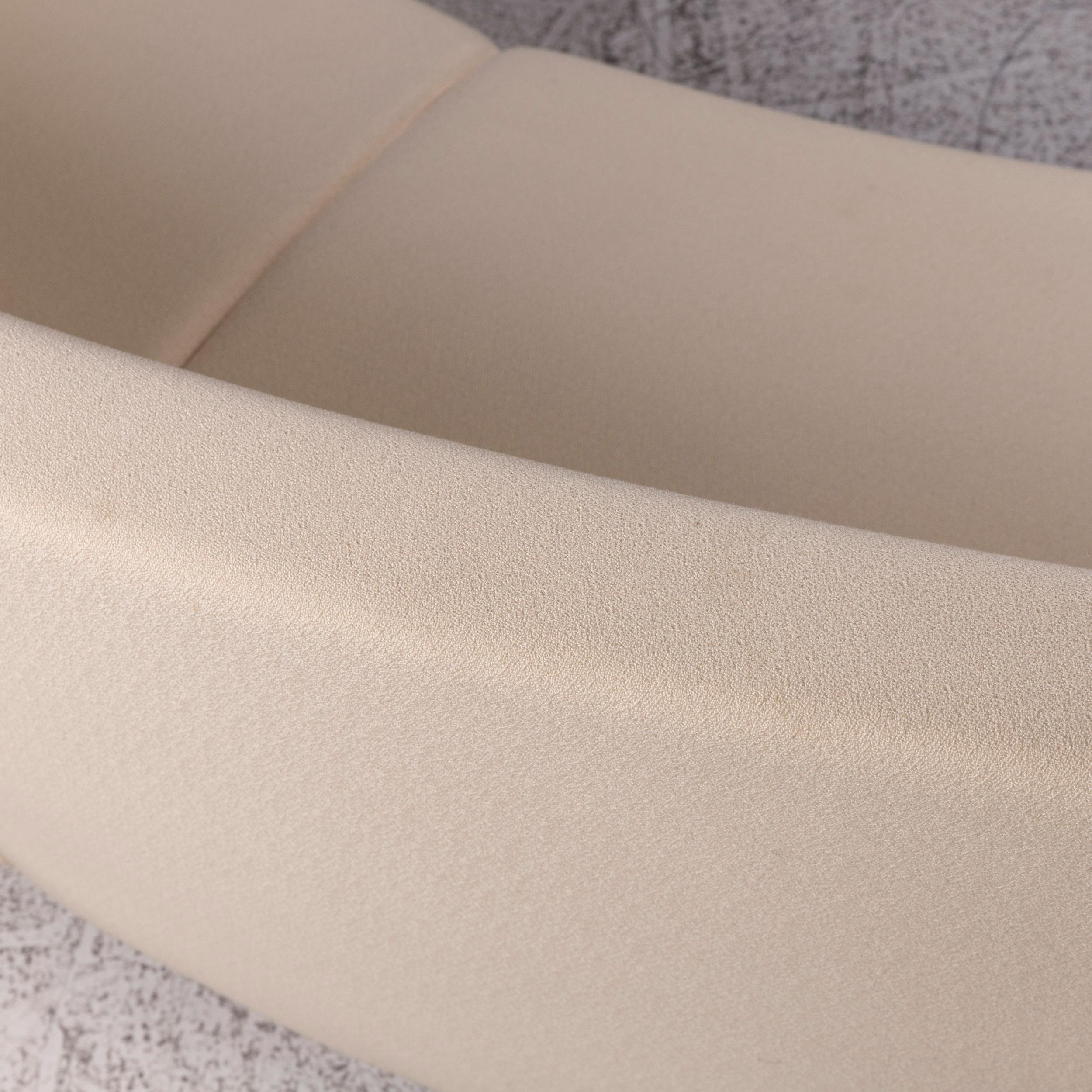 cream fabric corner sofa