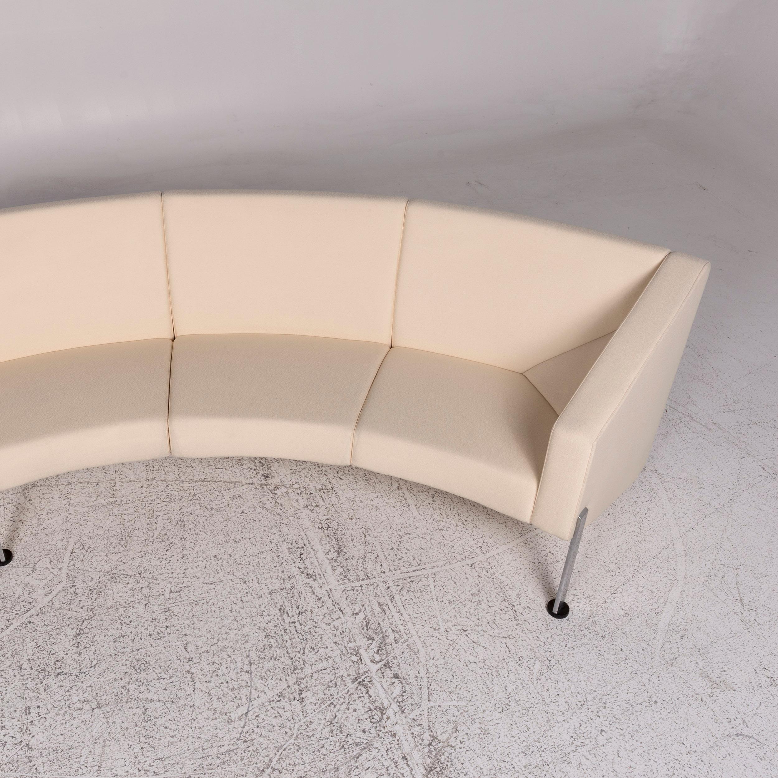 European Fritz Hansen Decision Fabric Corner Sofa Cream Sofa Couch For Sale