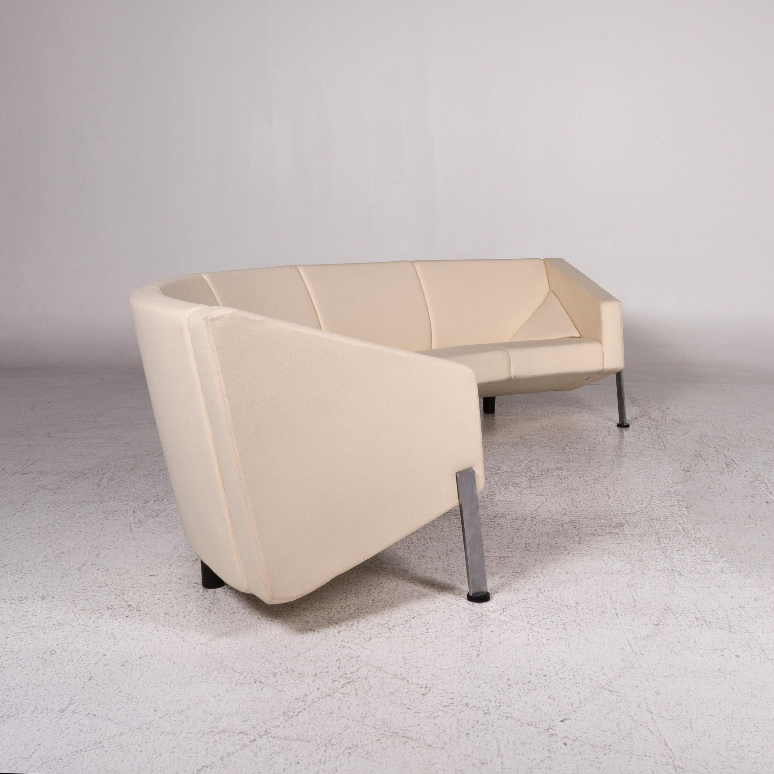 Contemporary Fritz Hansen Decision Fabric Corner Sofa Cream Sofa Couch For Sale