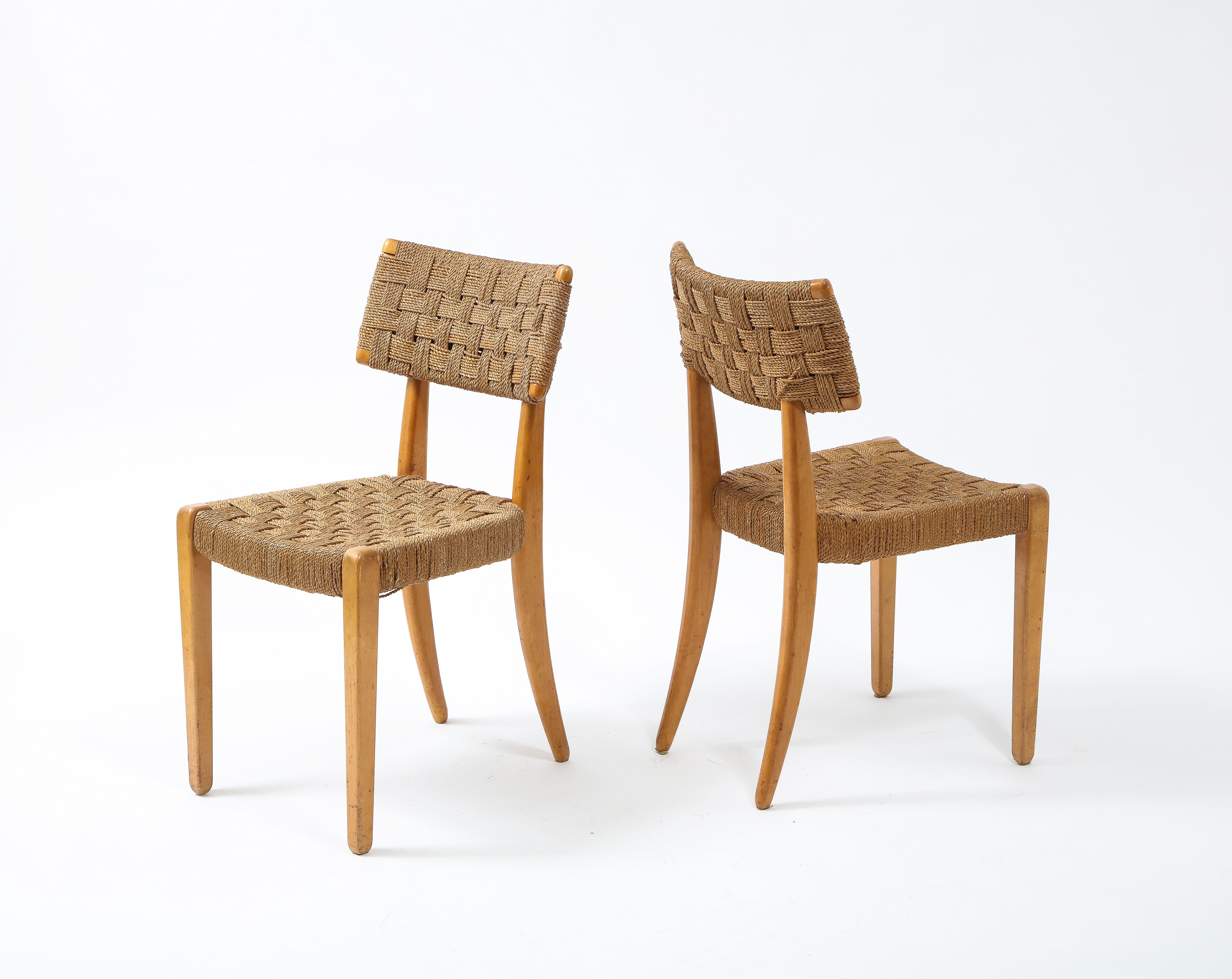 Sedie da pranzo Fritz Hansen di Karl Schrøder 