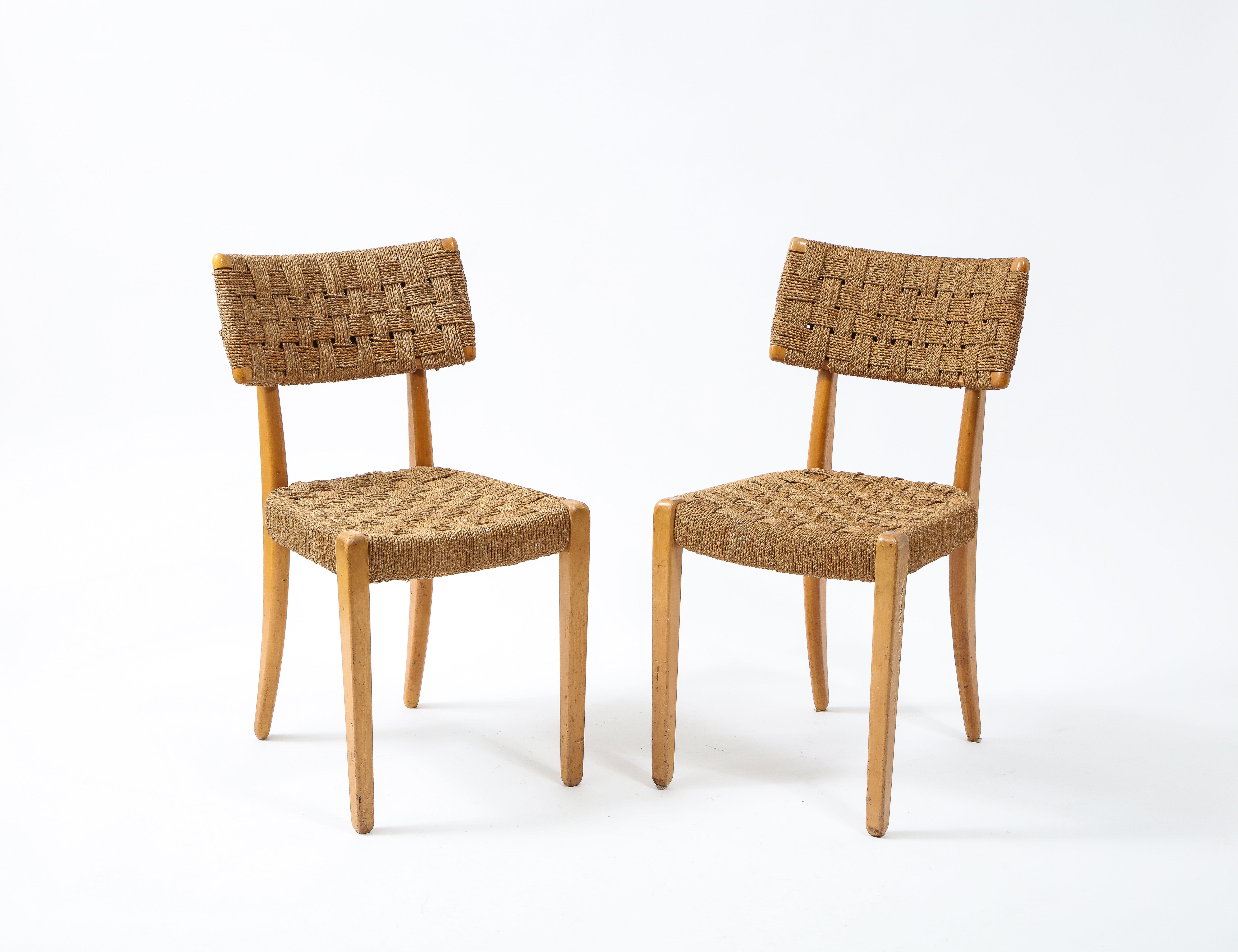 Sedie da pranzo Fritz Hansen di Karl Schrøder 