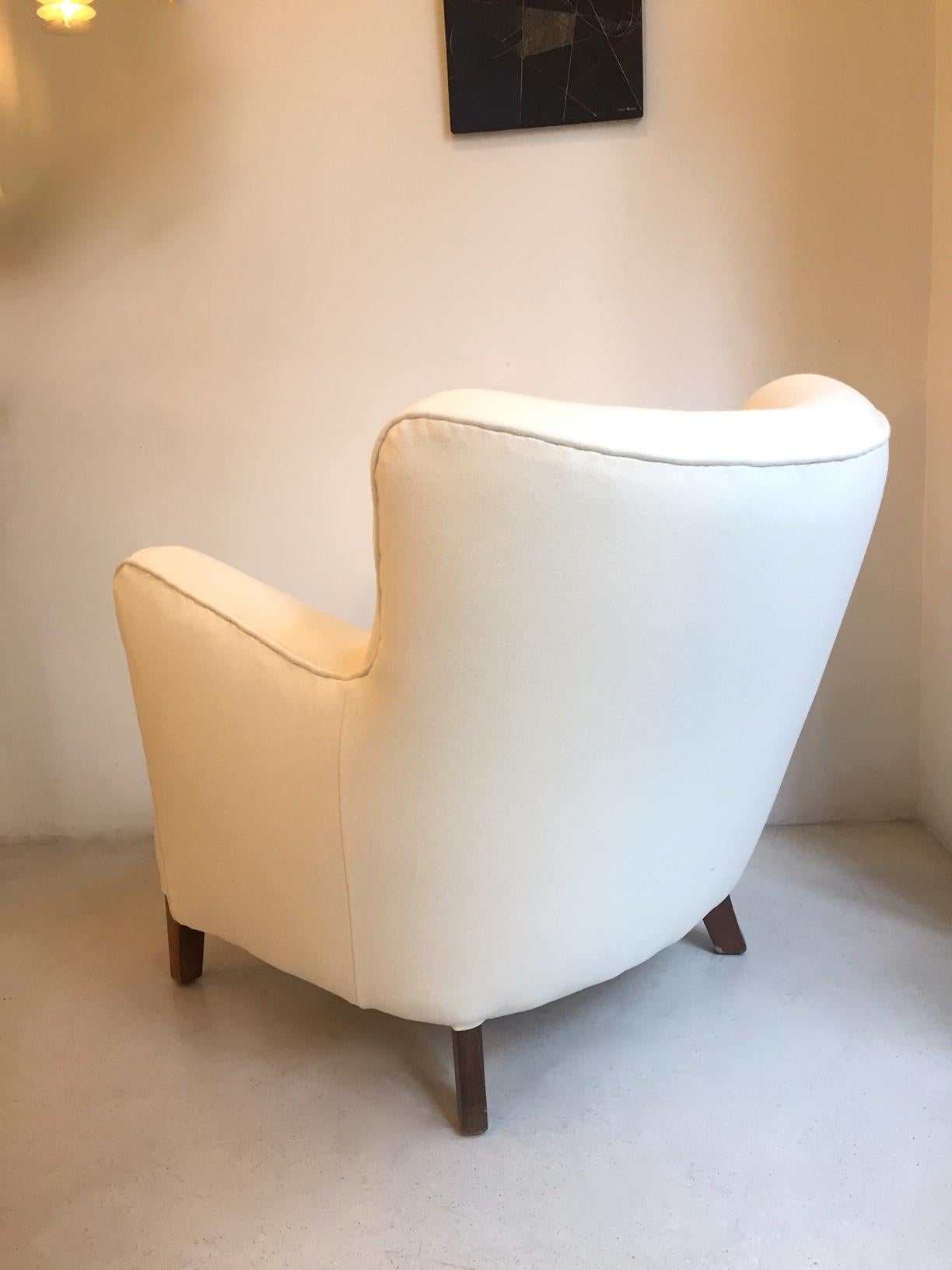 Fabric Fritz Hansen Easy Chair Model 1669