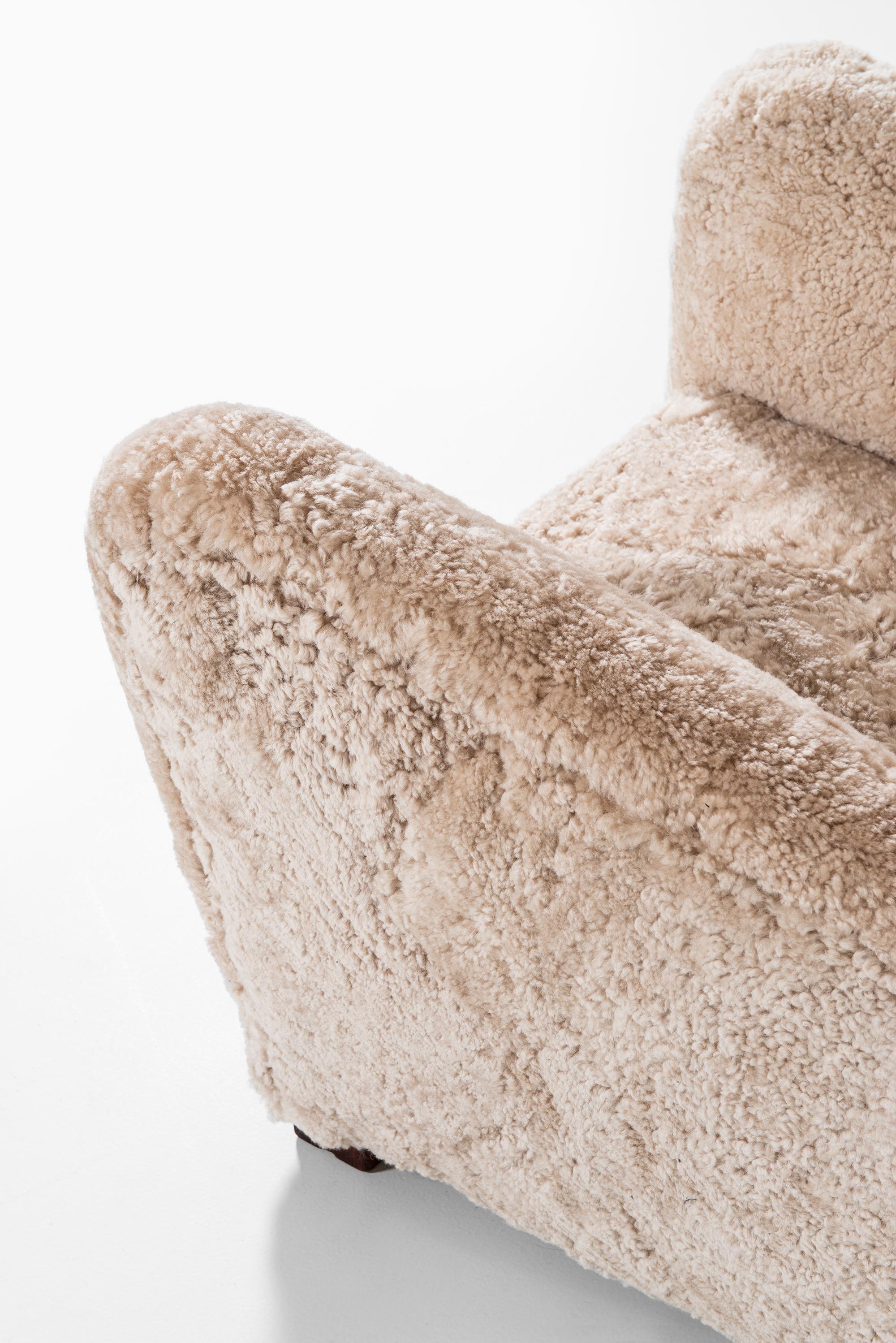 sheep skin chair