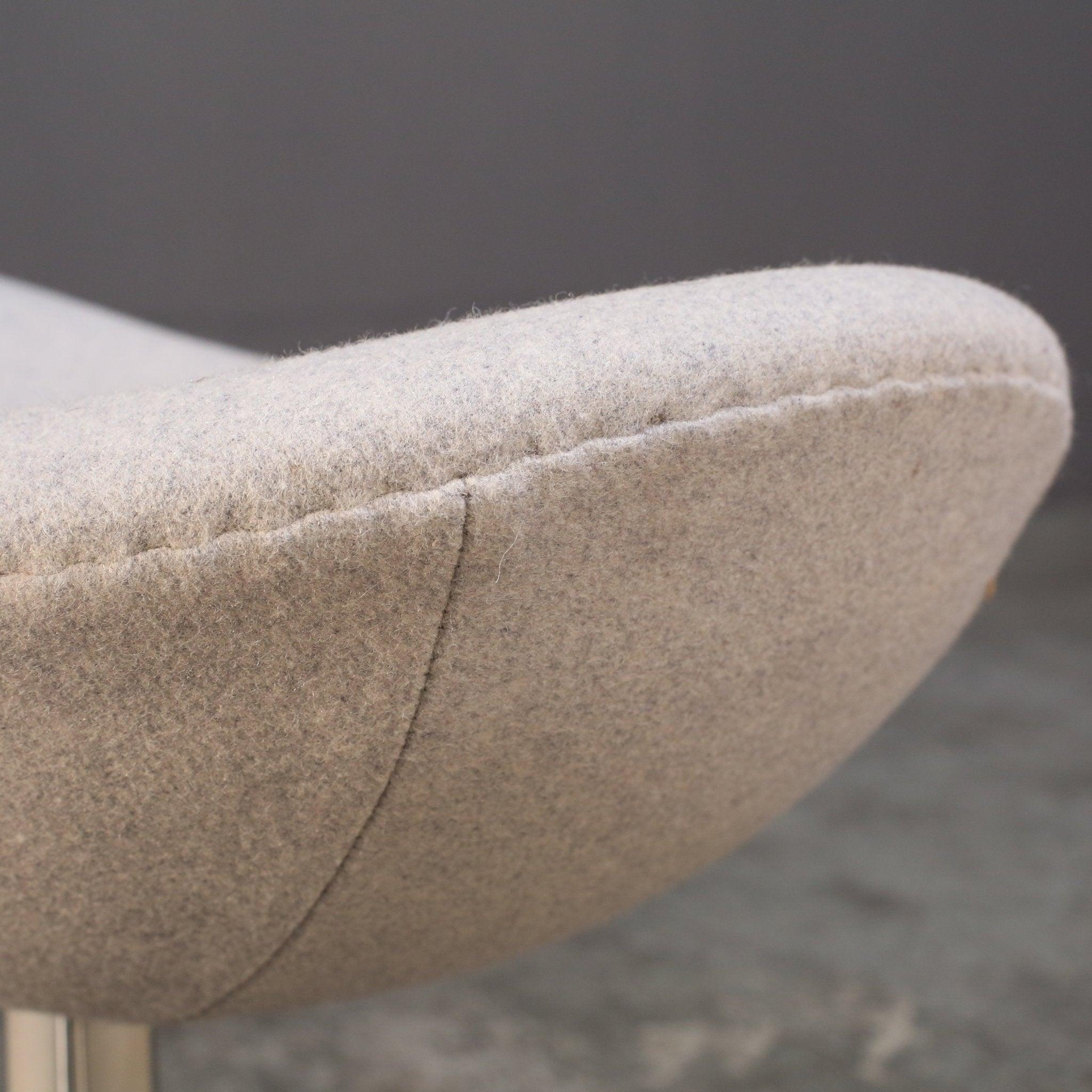 Danish Fritz Hansen Egg Footstool by Arne Jacobsen