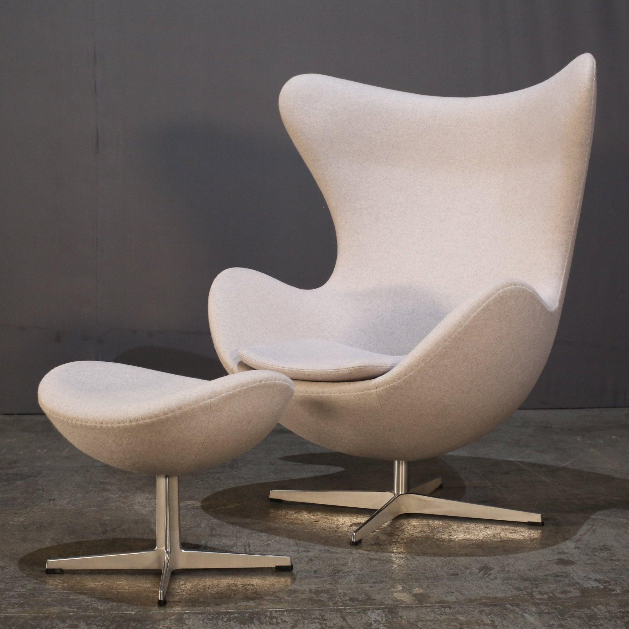 20th Century Fritz Hansen Egg Footstool by Arne Jacobsen