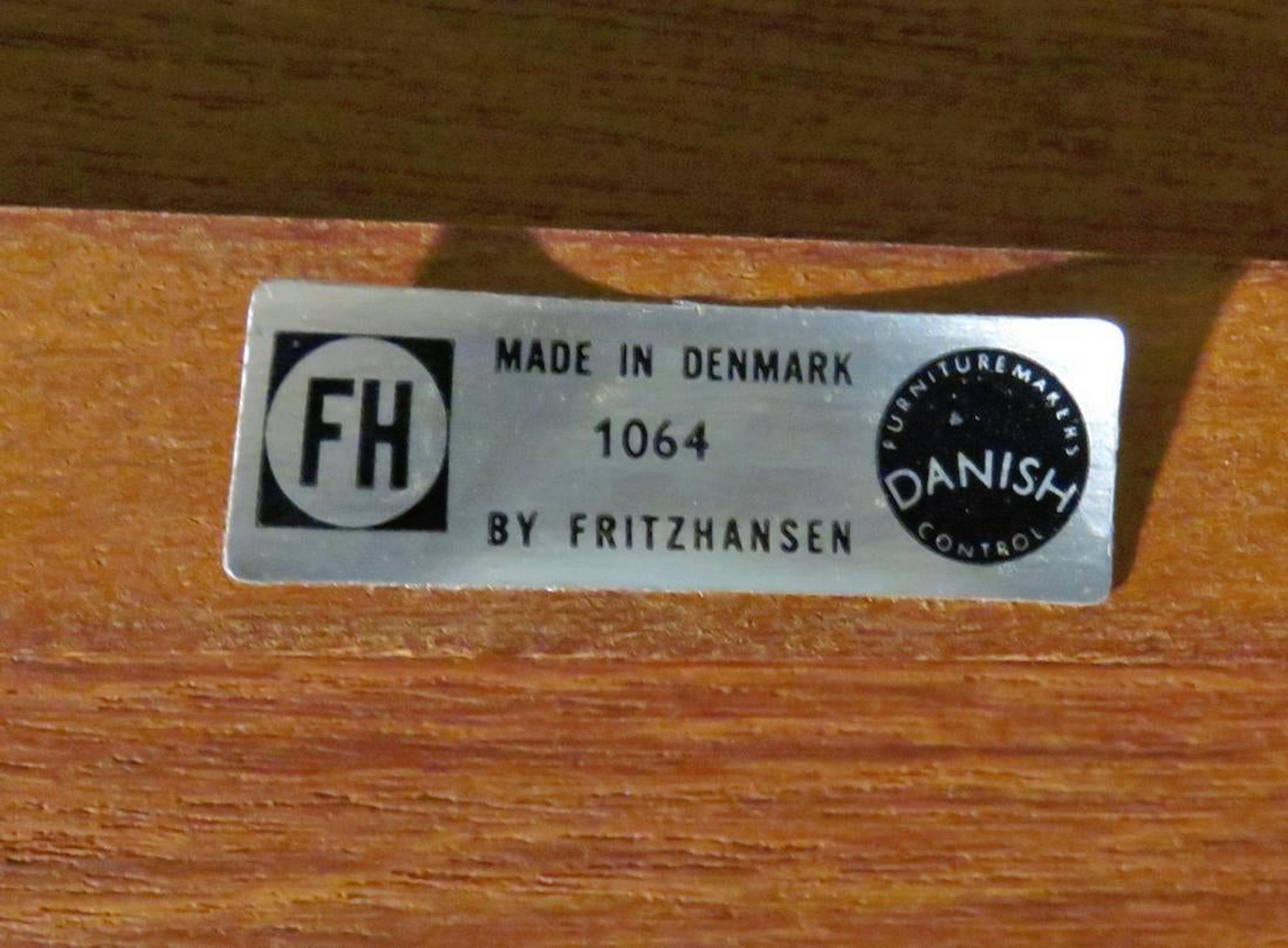 Mid-20th Century Fritz Hansen Extending Dining Table
