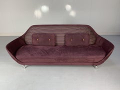 Fritz Hansen “Favn Jh3” Sofa, in Purple Alcantara