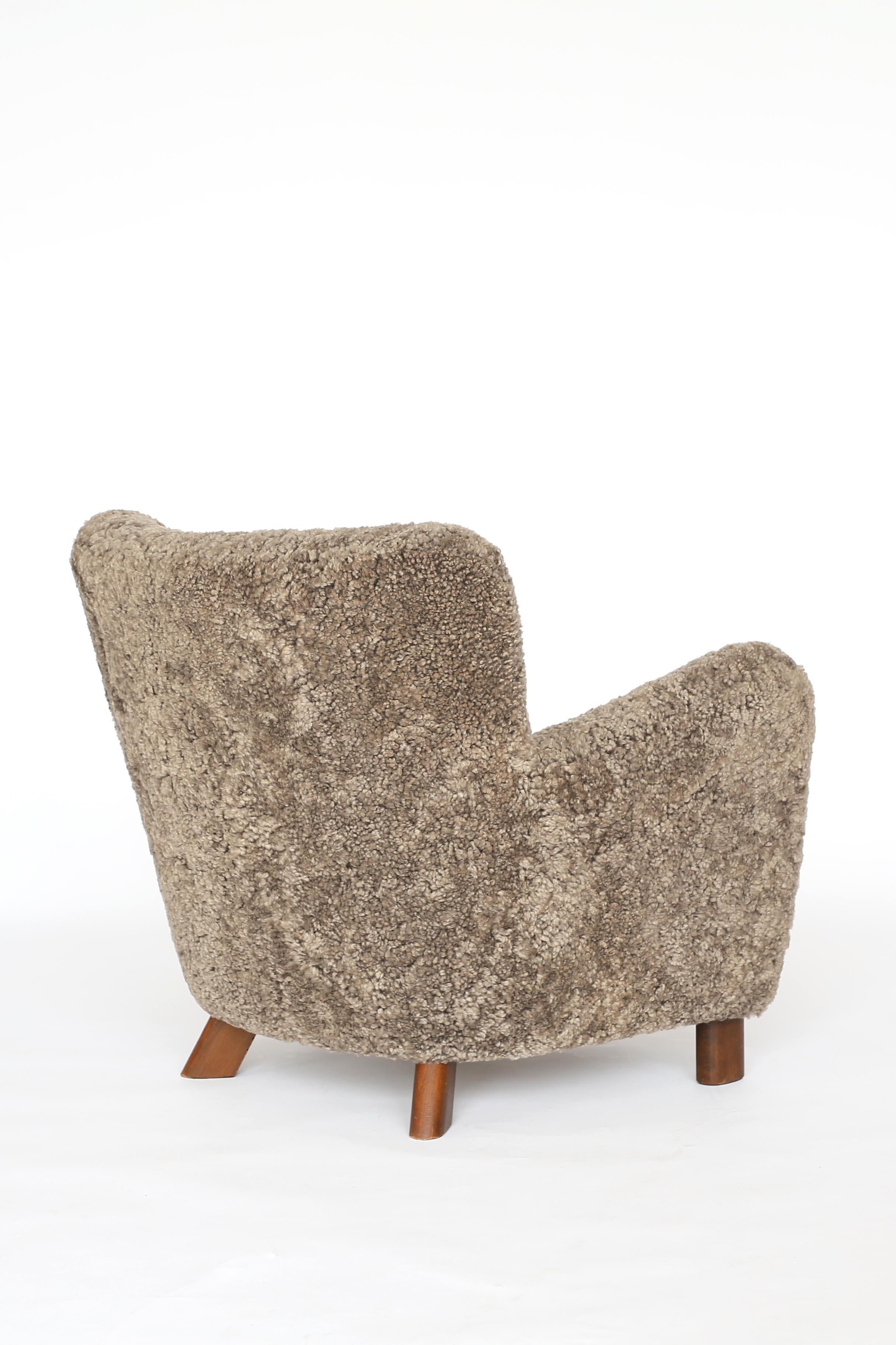 Danois Fauteuil Fritz Hansen FH 1669, années 1940 en vente