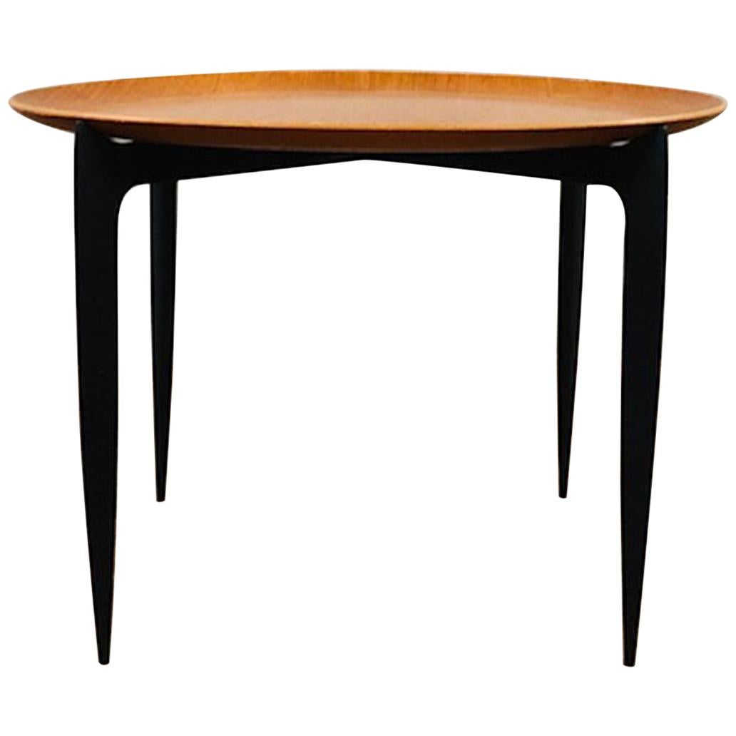 Fritz Hansen Folding Tray Top Side Table For Sale