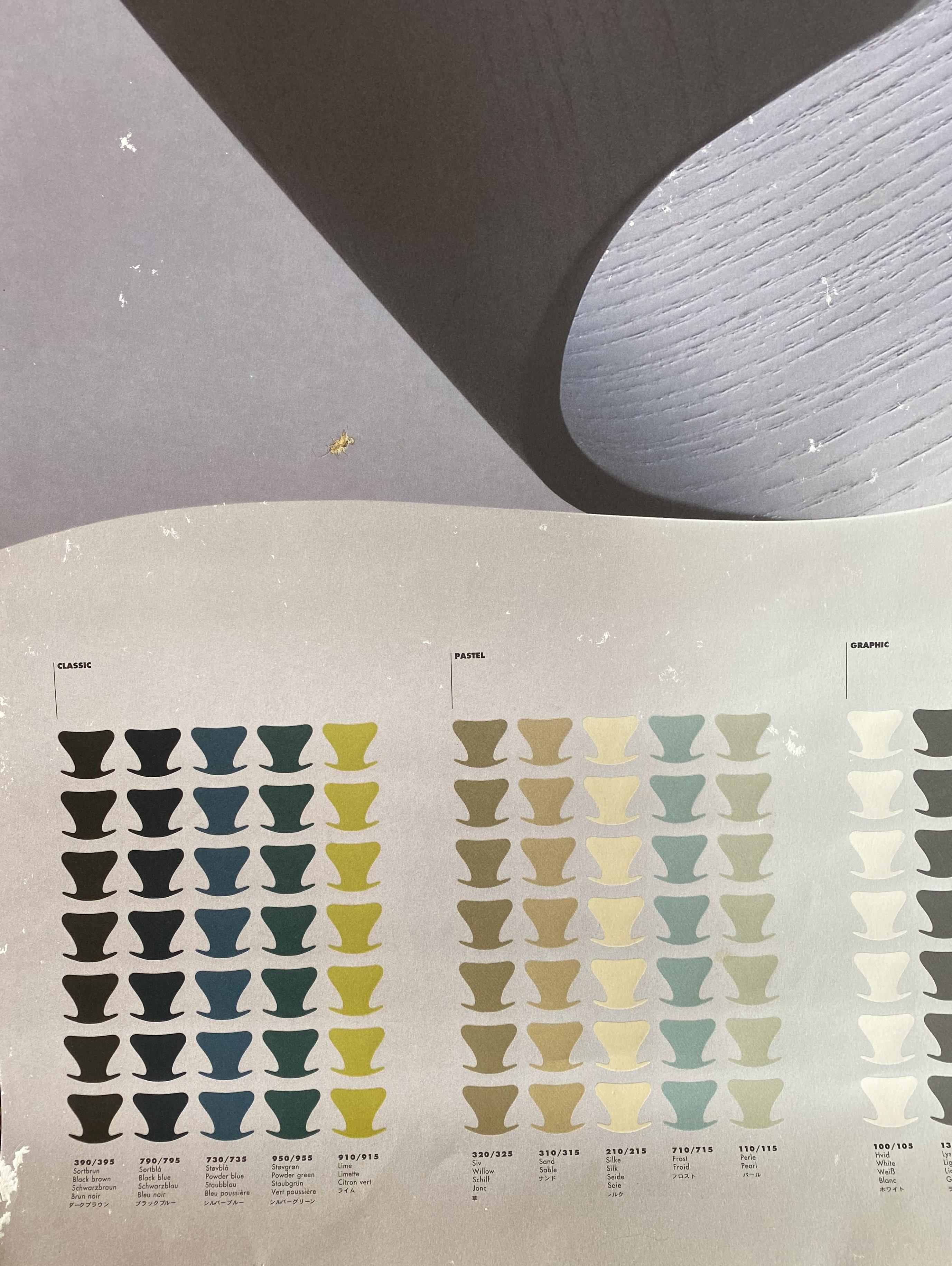 Fritz Hansen-Möbelplakat für Arne Jacobsen, Schmetterlingsstuhl, Dänemark (Skandinavische Moderne) im Angebot