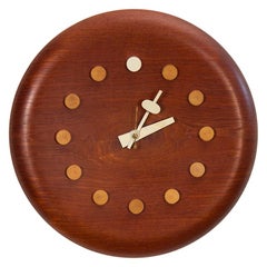 Fritz Hansen & George Nelson Stool Seat Wall Clock