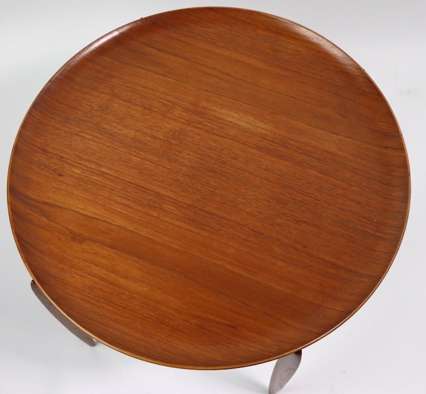 Fritz Hansen Hans Engholm Folding Table in Teak 1