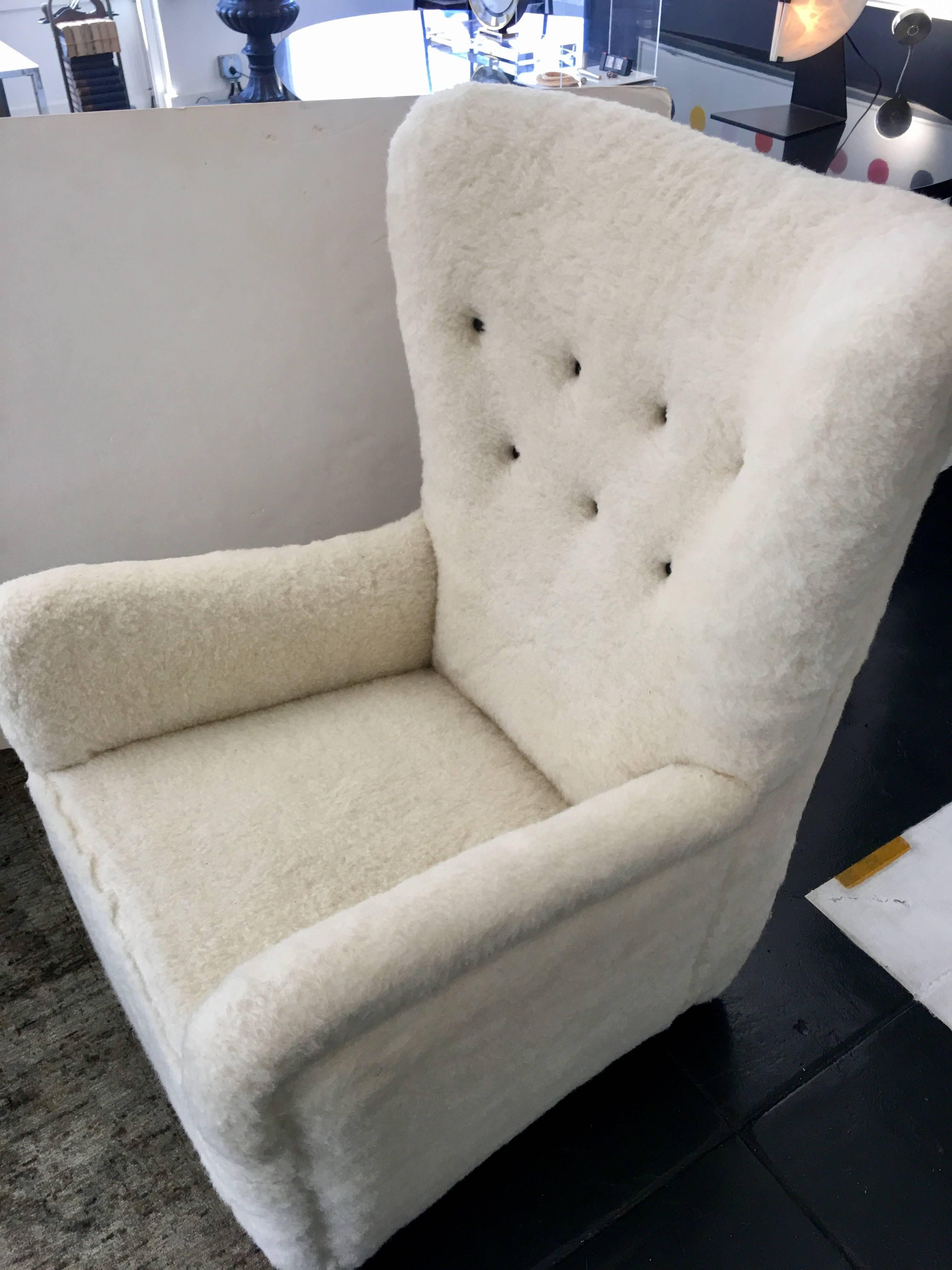 Fritz Hansen High-Back Chair In Excellent Condition In Los Angeles, CA