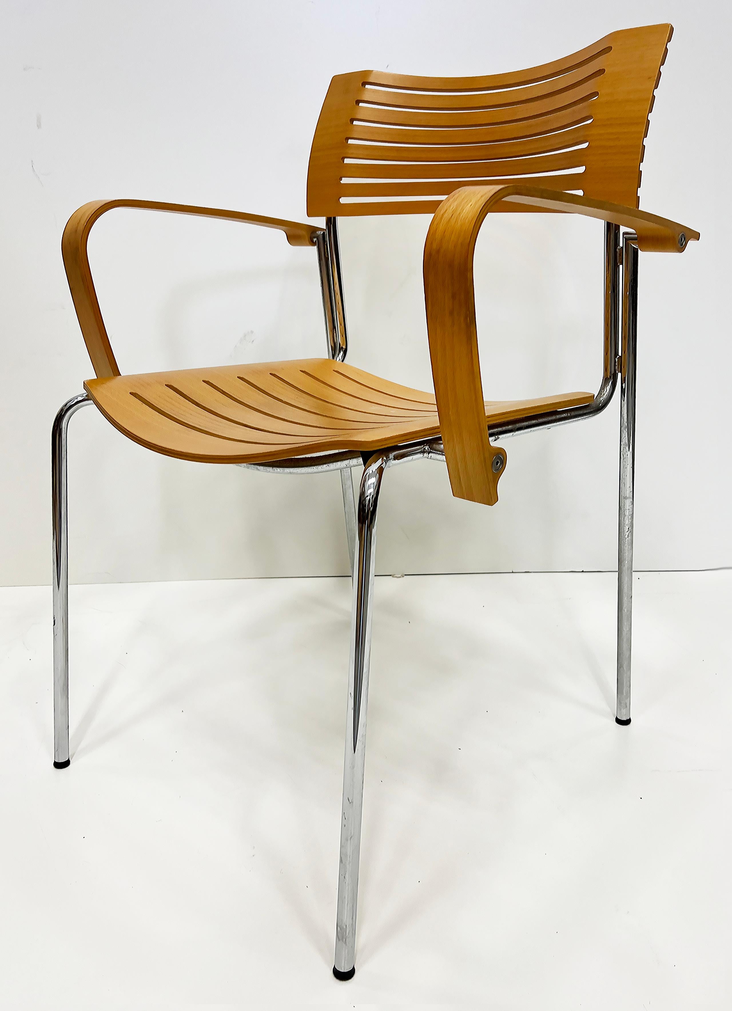 Fritz Hansen Kasper Salto Läufer-Sessel für Knoll Studios, 2 Paare verfügbar (Dänisch) im Angebot