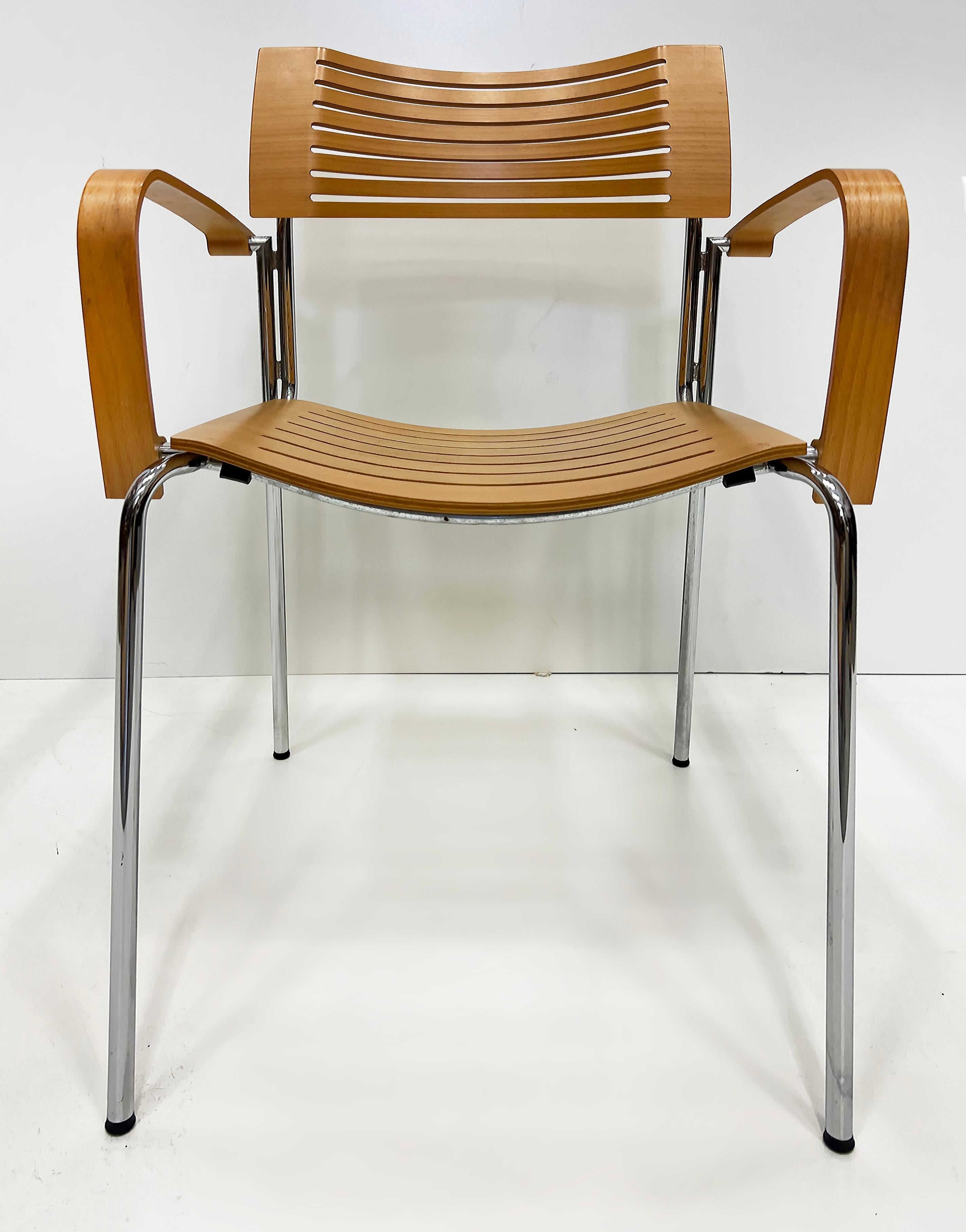 Fritz Hansen Kasper Salto Läufer-Sessel für Knoll Studios, 2 Paare verfügbar im Zustand „Gut“ im Angebot in Miami, FL