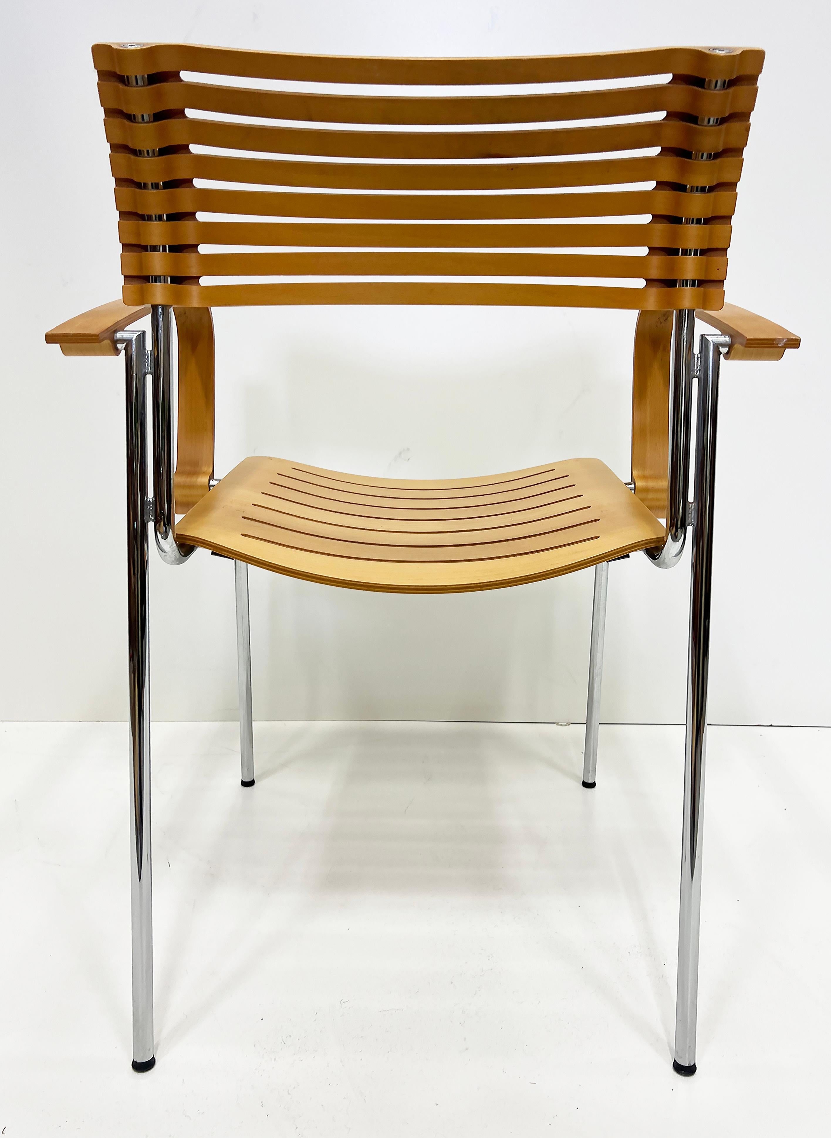 Fritz Hansen Kasper Salto Runner Armchairs for Knoll Studios, 2 Pairs Available For Sale 1