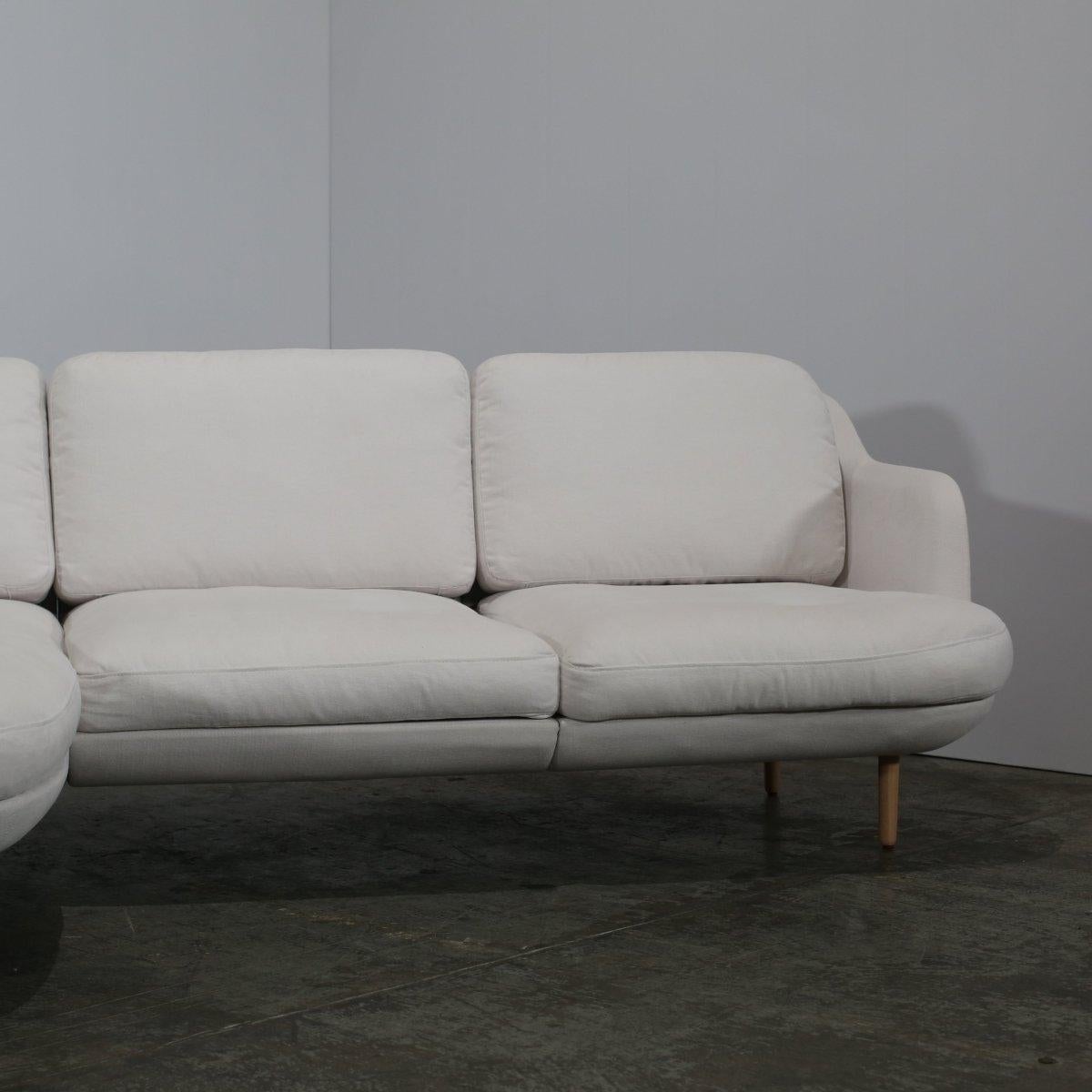 Danish Fritz Hansen L-Shaped Lune Sofa For Sale