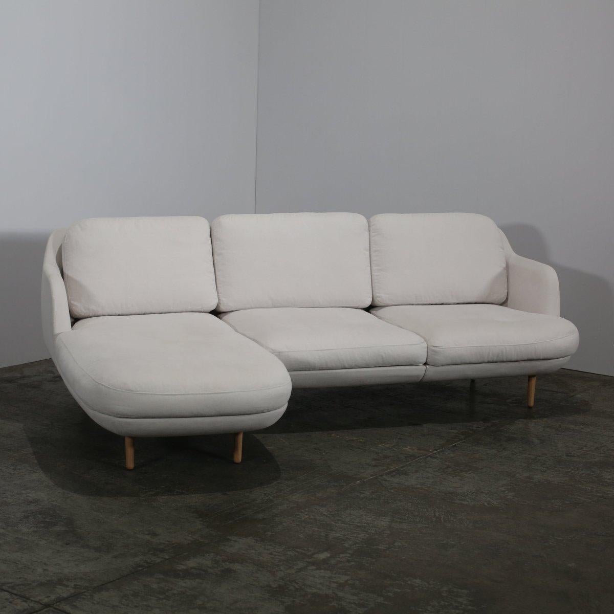 Contemporary Fritz Hansen L-Shaped Lune Sofa For Sale