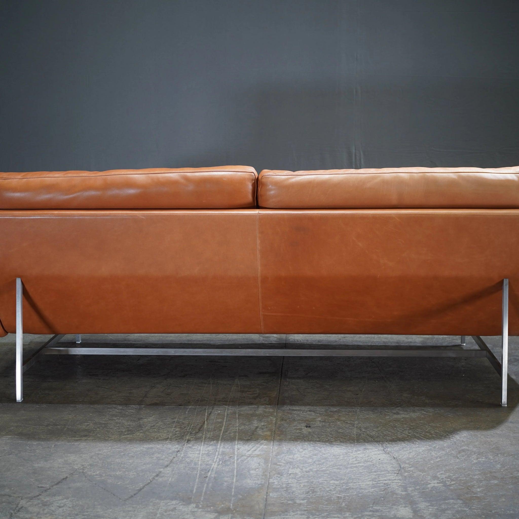 Fritz Hansen Lissoni Two Seater Leather Sofa by Piero Lissoni 2