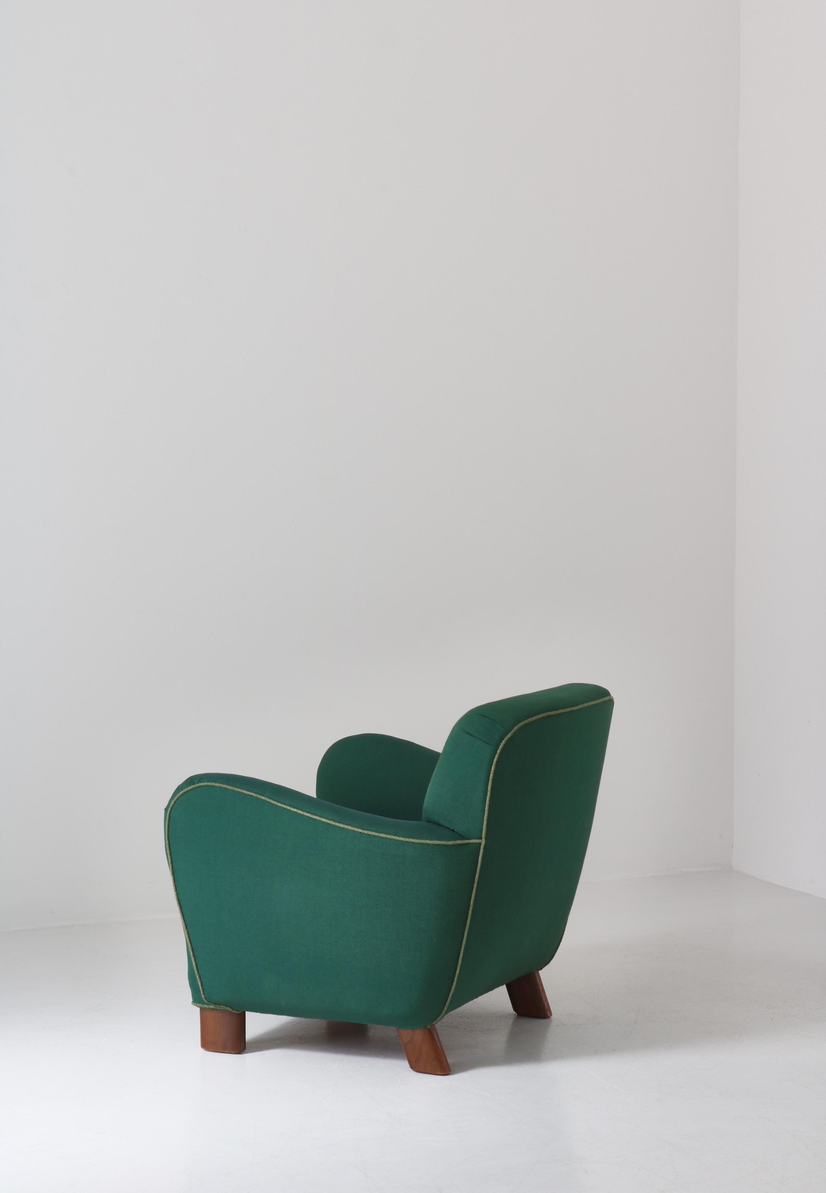 Danish Fritz Hansen Lounge Chair 