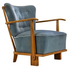 Lounge-Sessel aus Holz