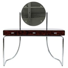 Toeletta Fritz Hansen modello S214 in acciaio tubolare, Mart Stam, Danimarca, anni ’30