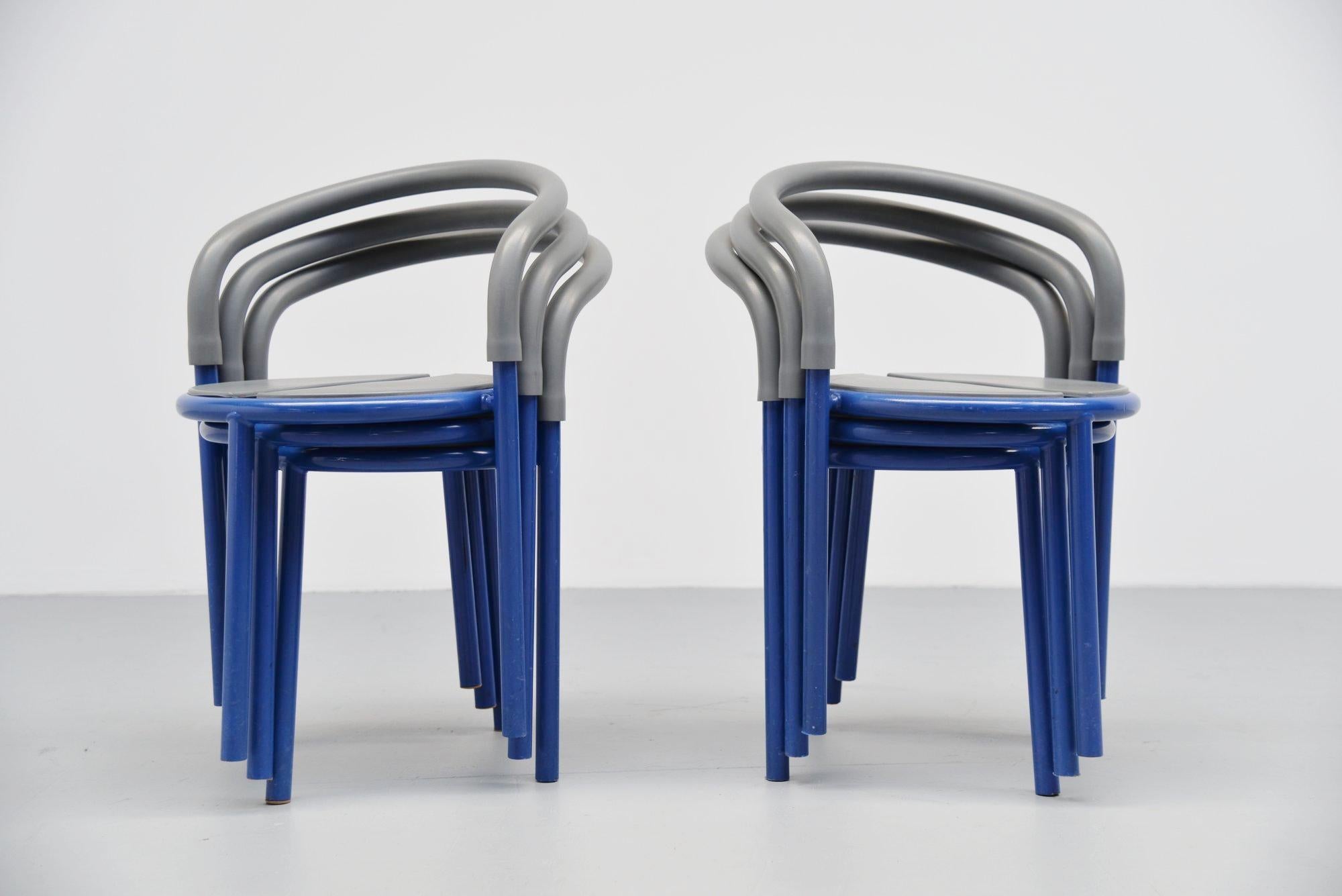 Lacquered Fritz Hansen Pelikan Garden Chairs, 1990