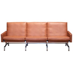 Fritz Hansen PK31/3 Leather Sofa