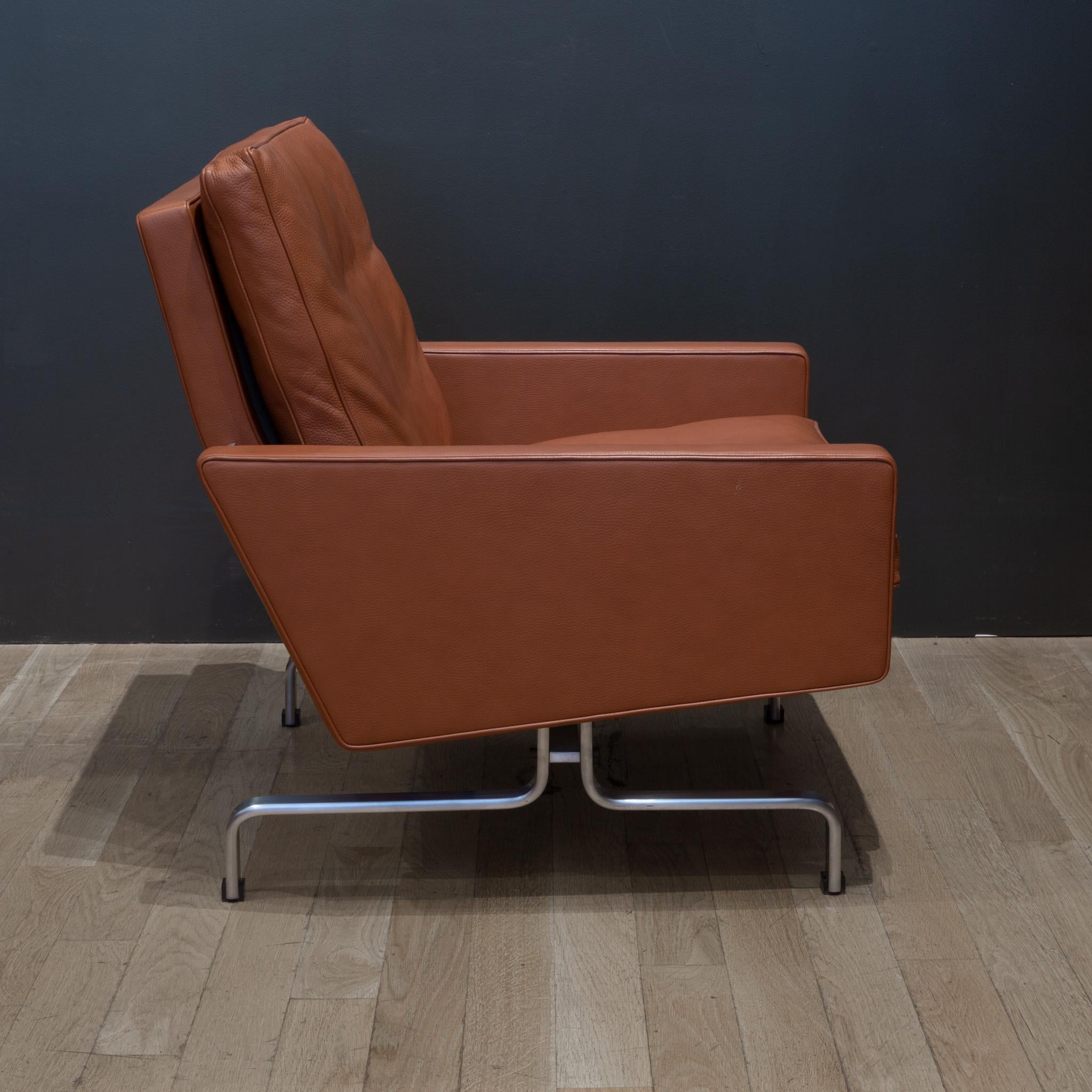 Fritz Hansen PK31 Leather Lounge Chair, circa 2017 1