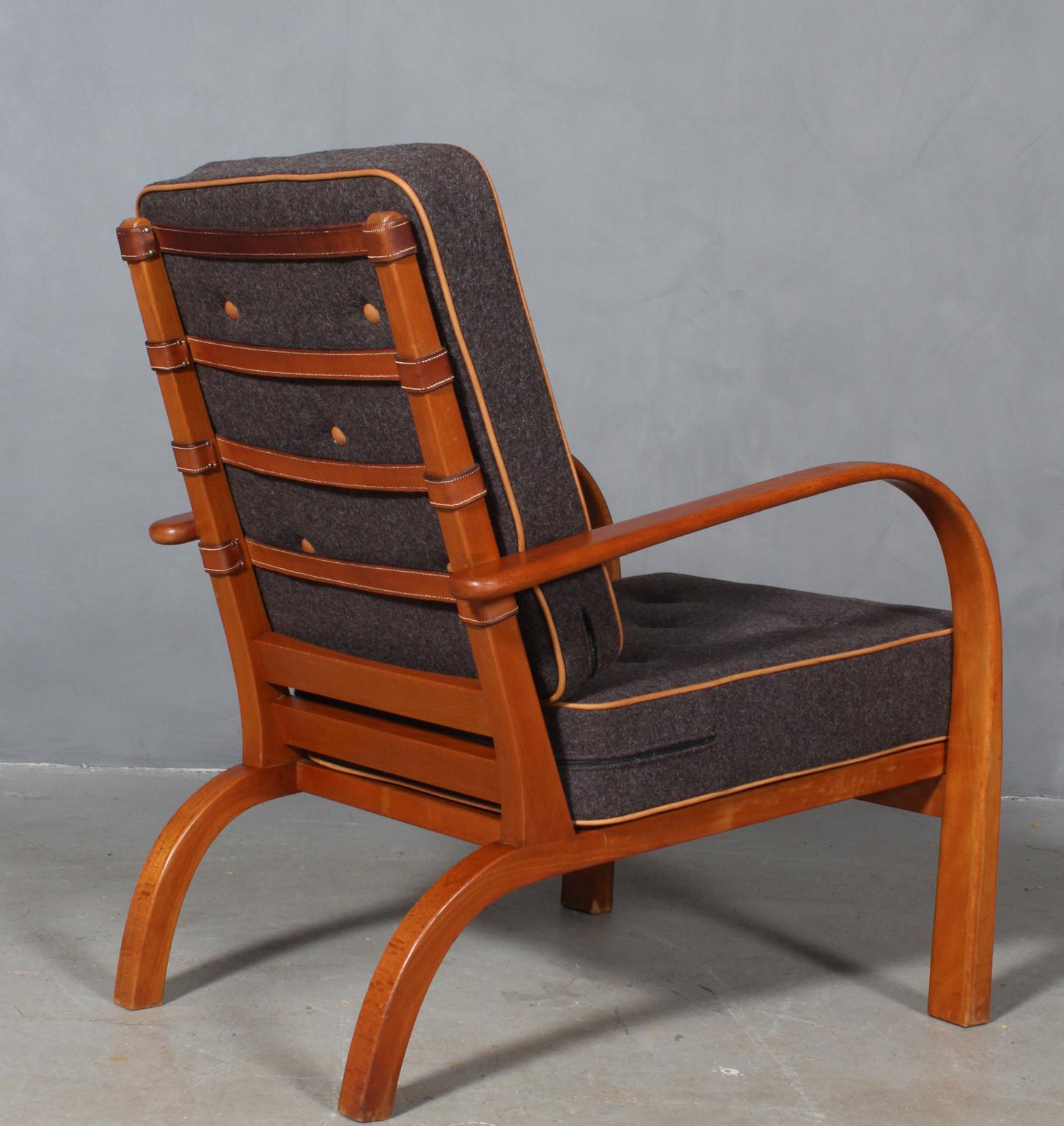 Danish Fritz Hansen Rare Lounge Chair from the 1930s