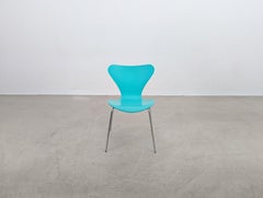 Fritz Hansen Serie 7 Stuhl türkis 3107 Stuhl Arne Jacobsen