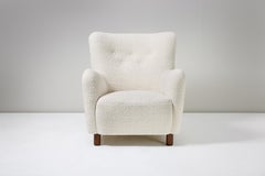 Fritz Hansen style 1950s Boucle Armchair